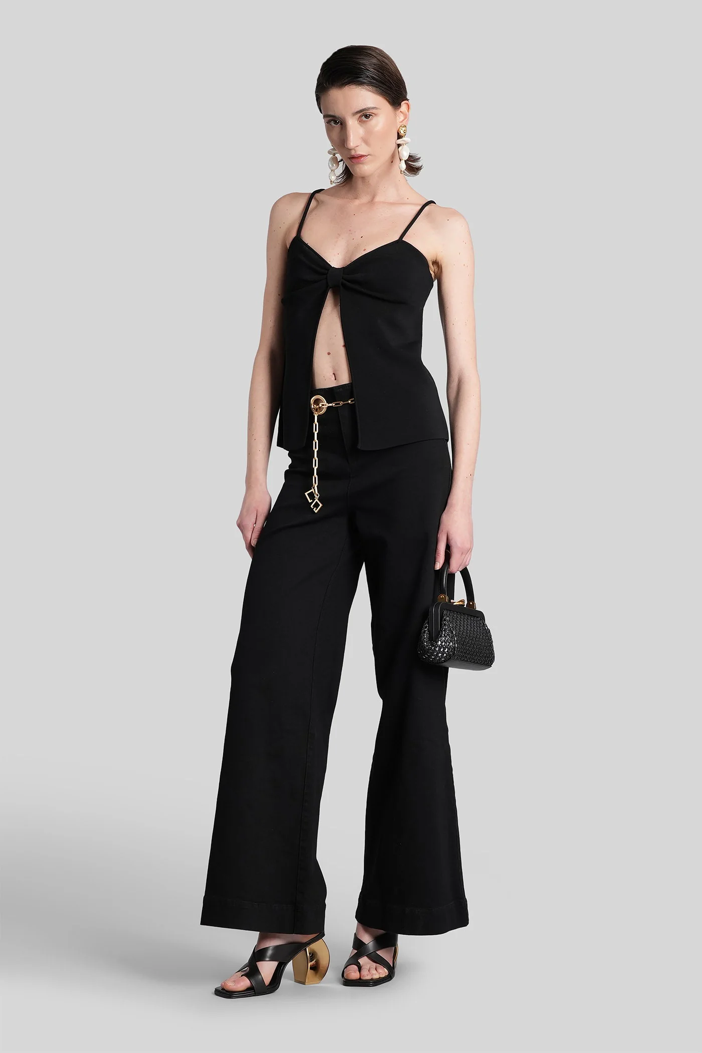 Lennon Topwear in black Rayon - Image 2