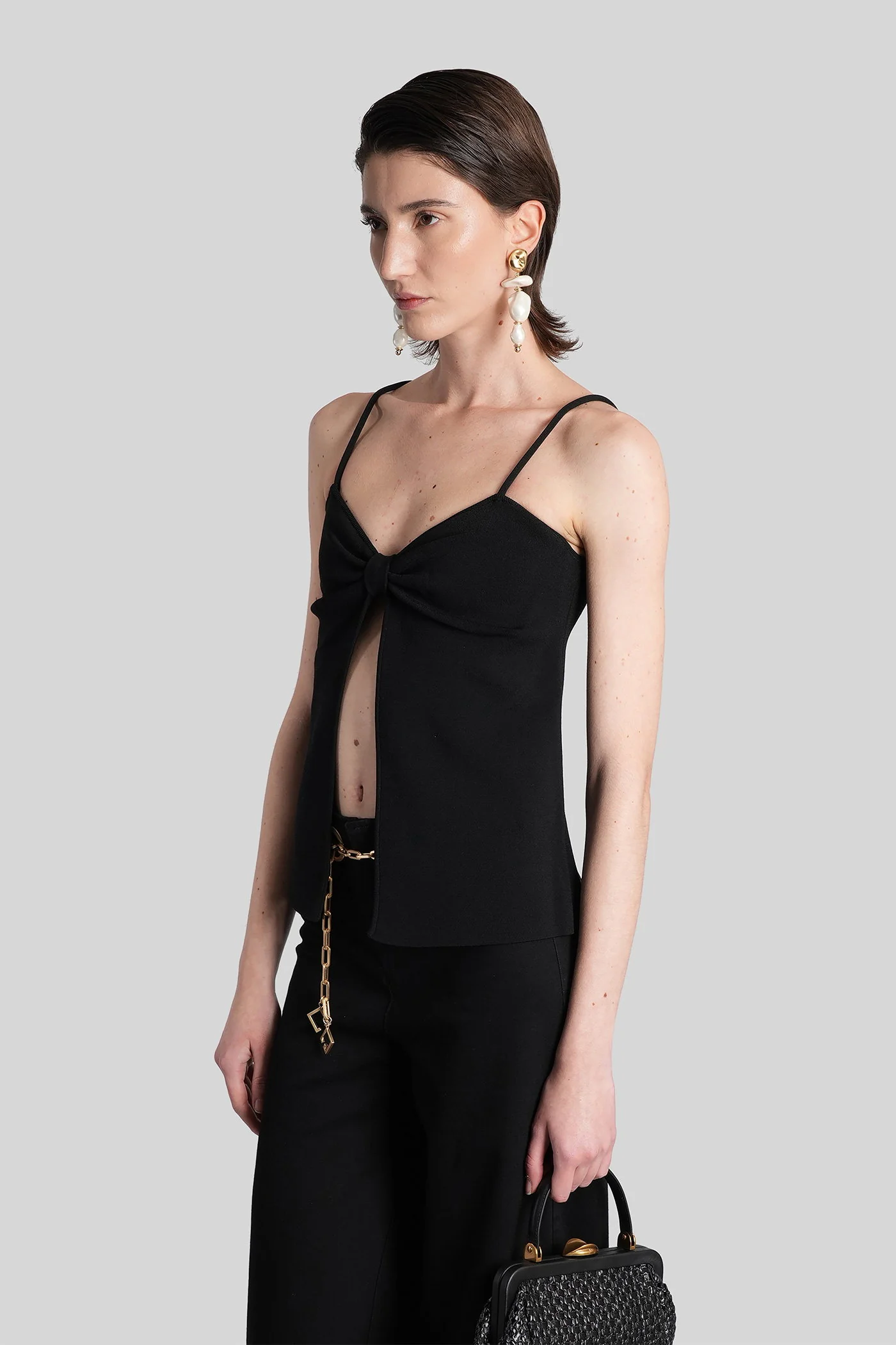 Lennon Topwear in black Rayon - Image 4