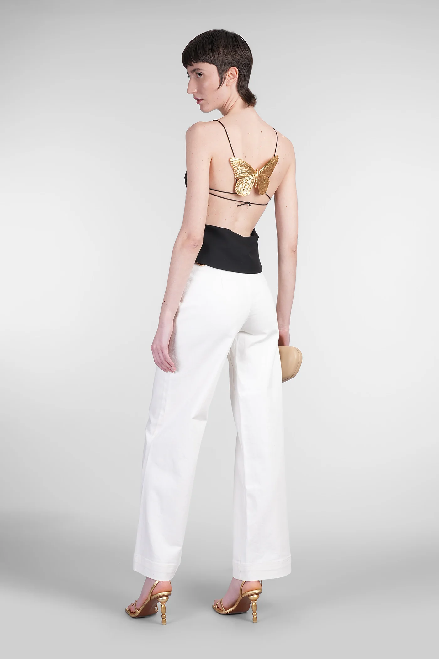 Lexa Topwear in black polyester - Image 2