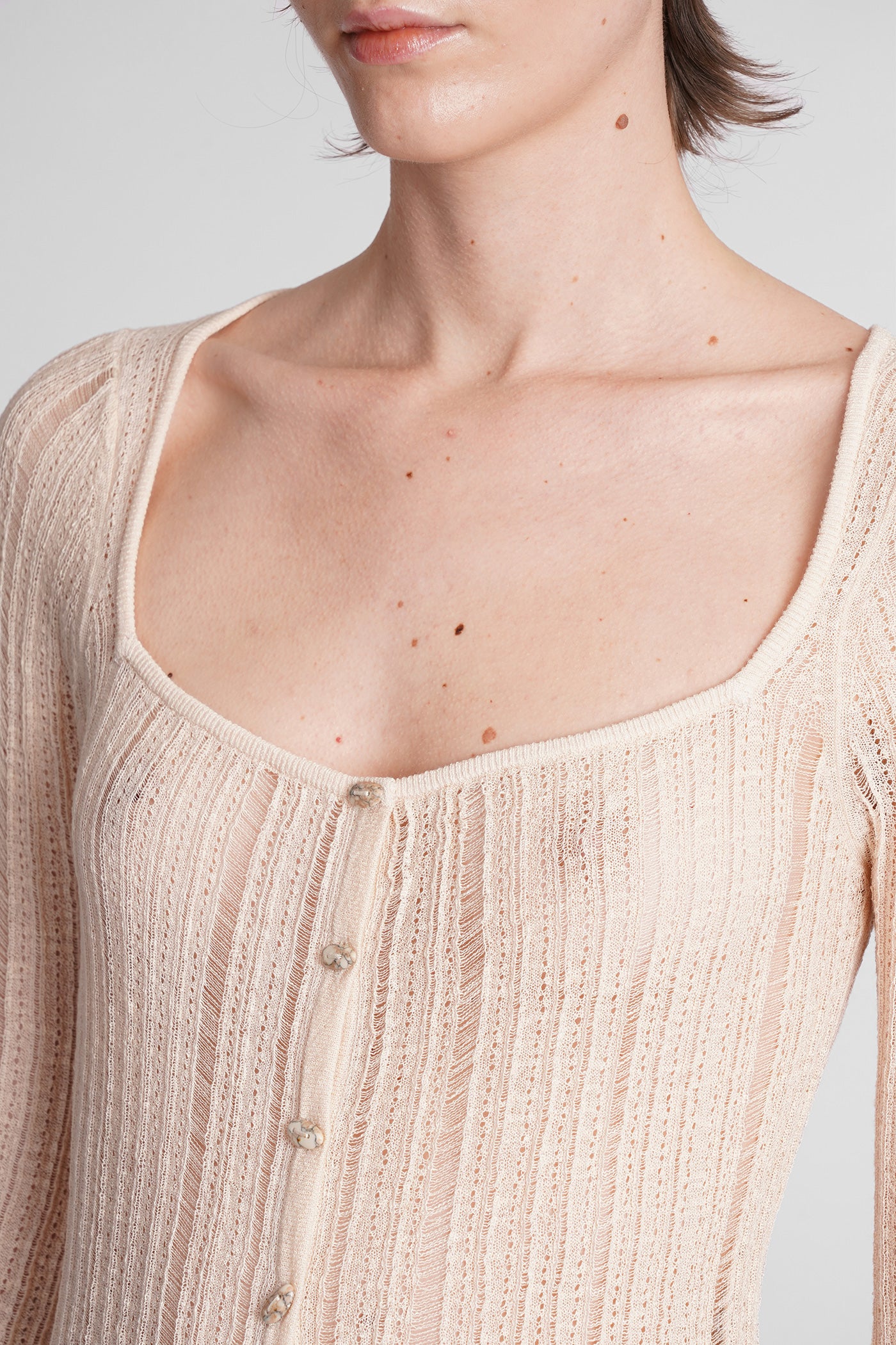 Mariella Dress woman in beige viscose - Image 5