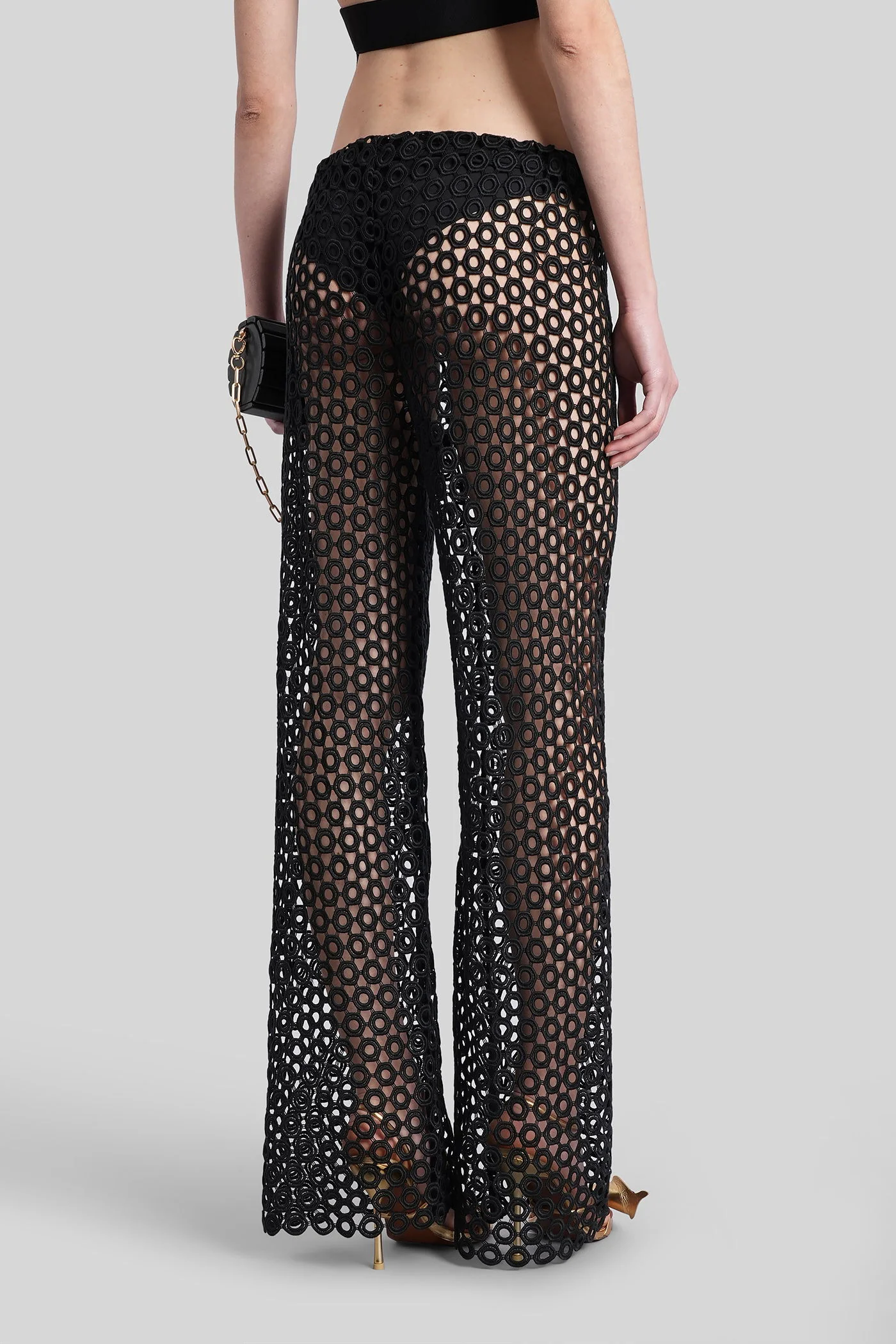 Nesza Pants in black polyester - Image 13