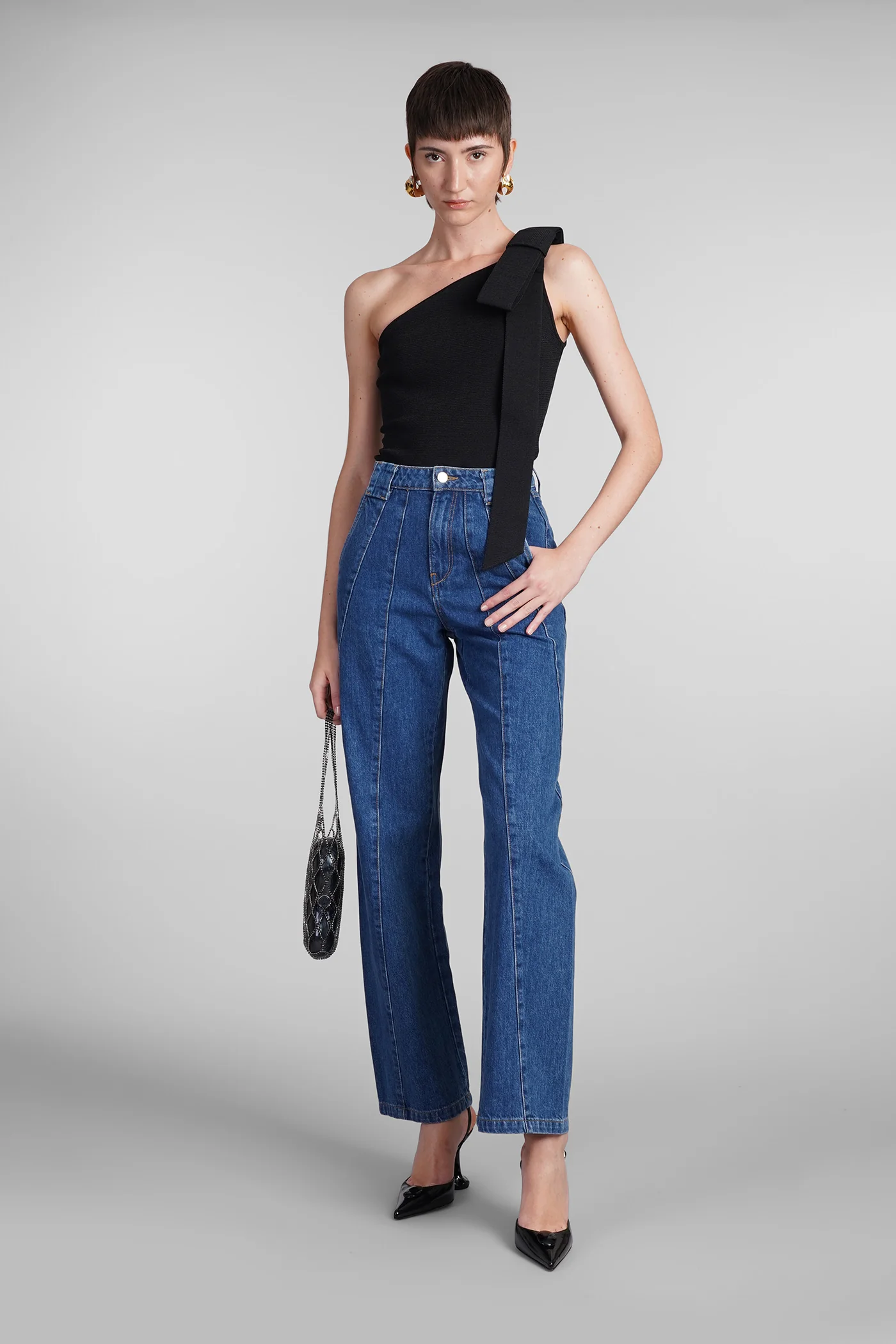 Nomi Topwear in black polyester - Image 2