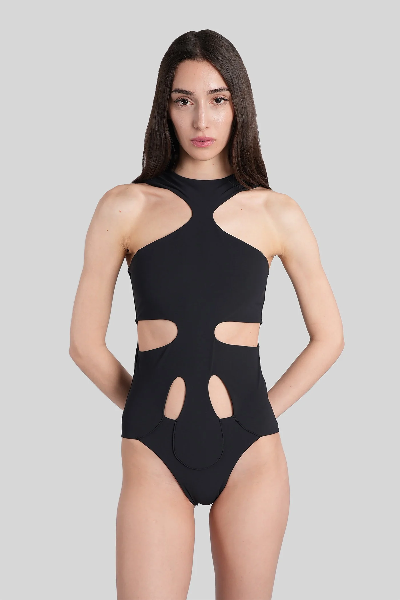 Novella Beachwear in black nylon