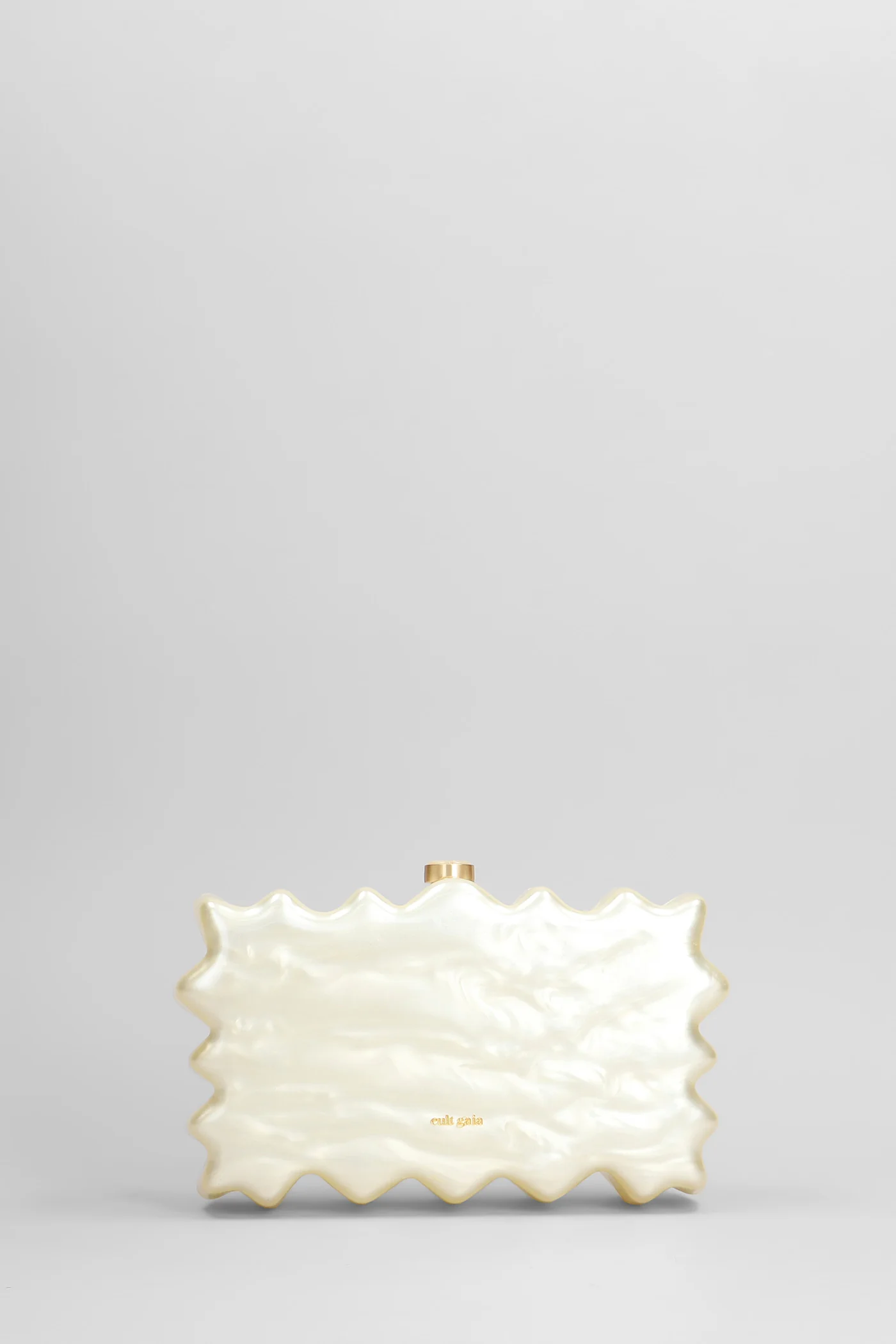 Paloma Clutch in beige acrylic