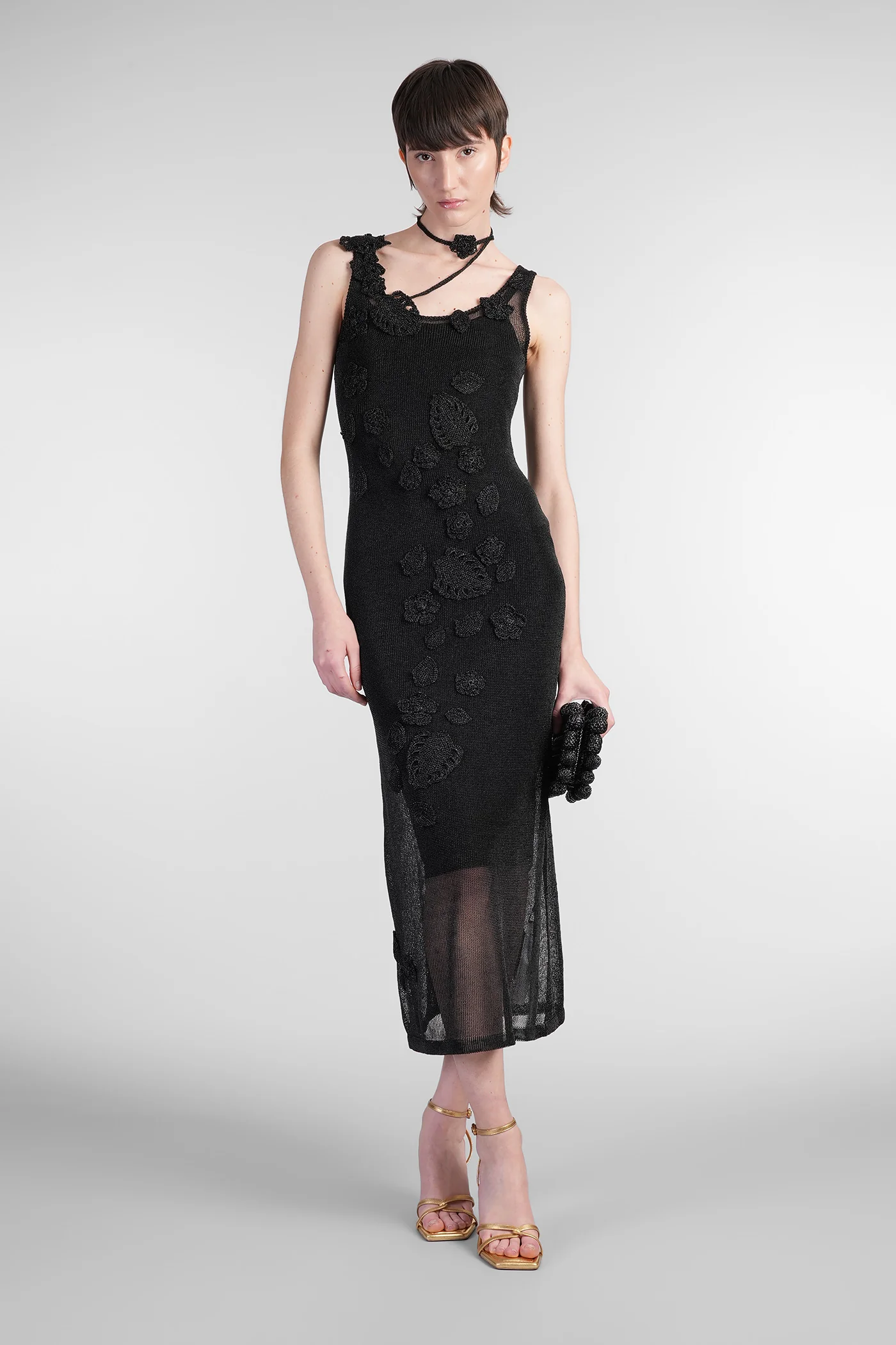 Pemma Dress woman in black viscose - Image 2