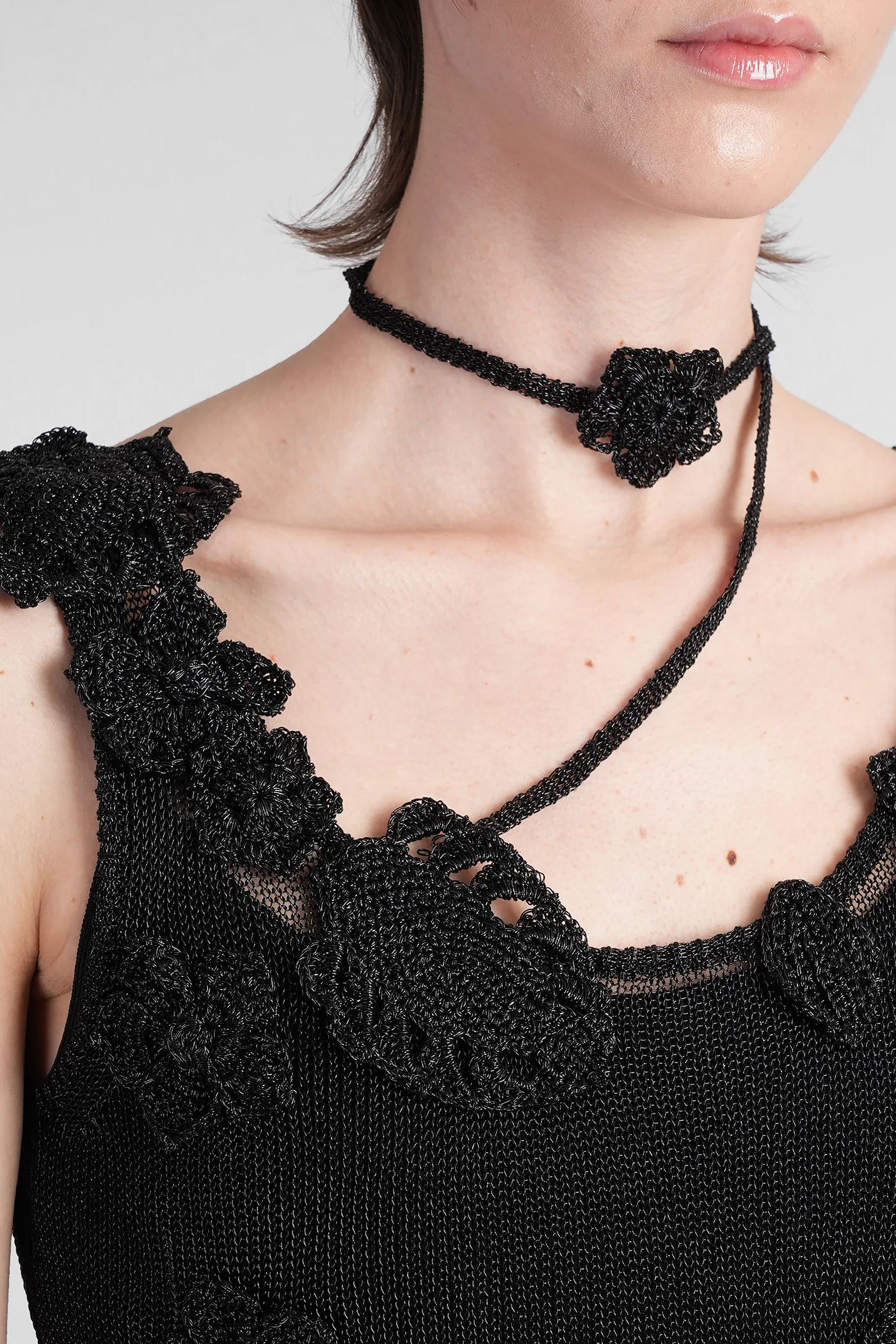 Pemma Dress woman in black viscose - Image 5