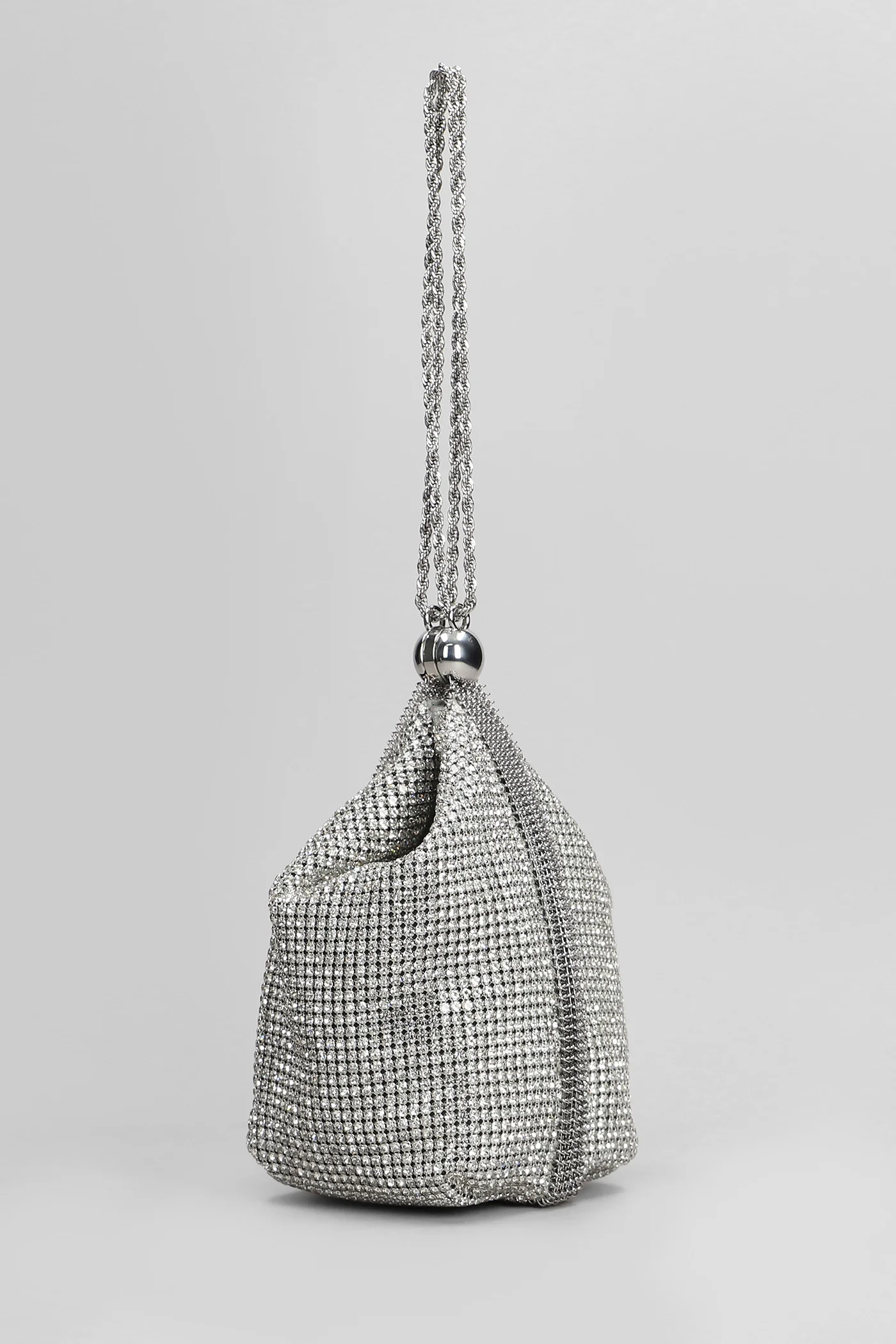 Rue Hand bag in silver metal alloy - Image 2