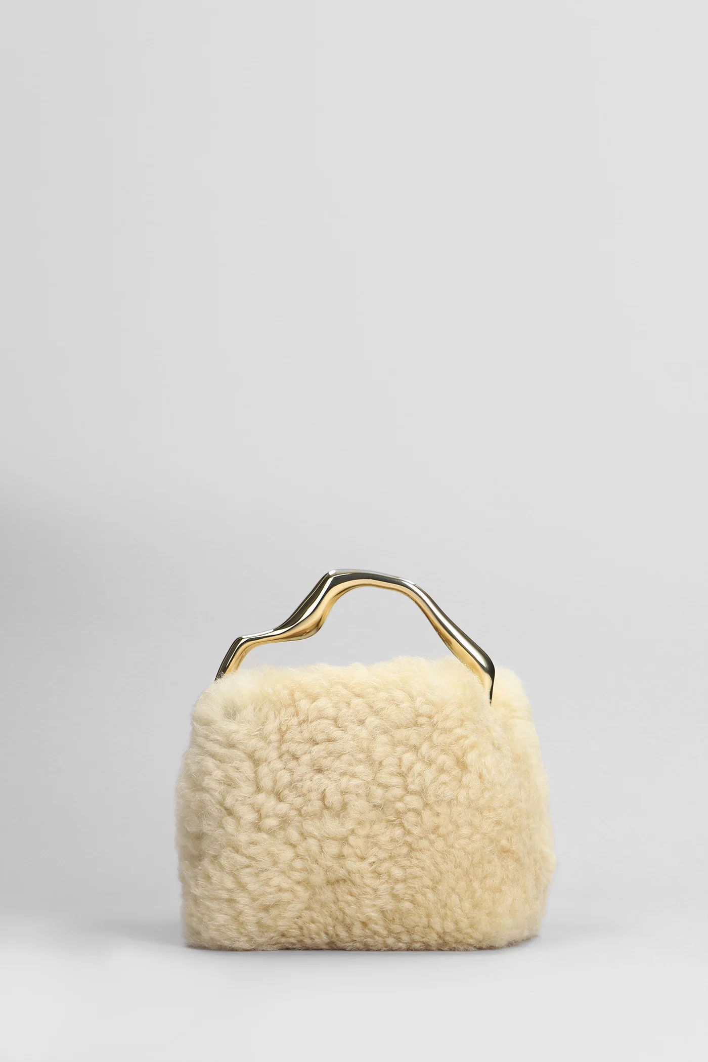 Solene Hand bag in beige leather