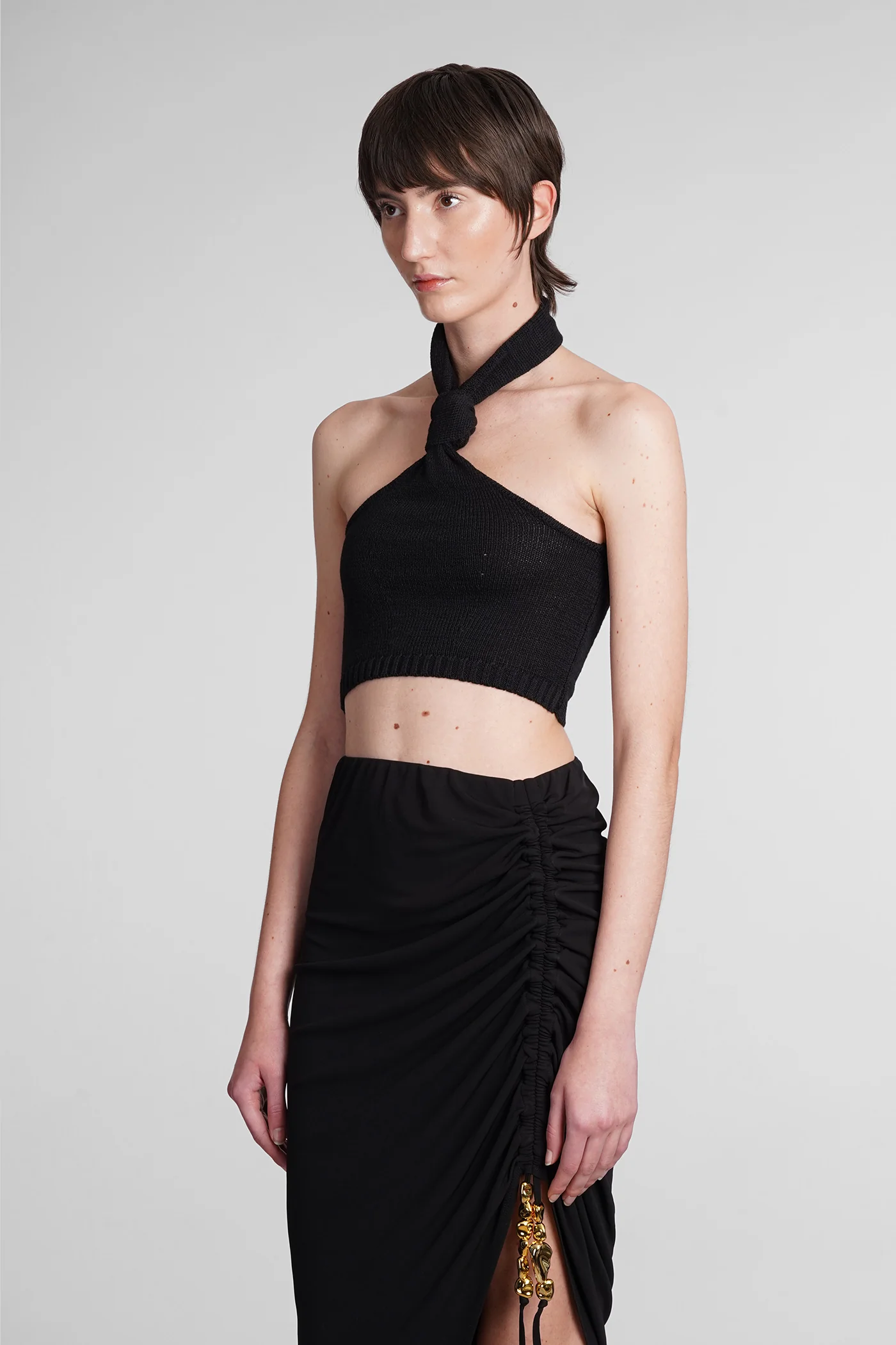 Sorine Topwear in black cotton - Image 4