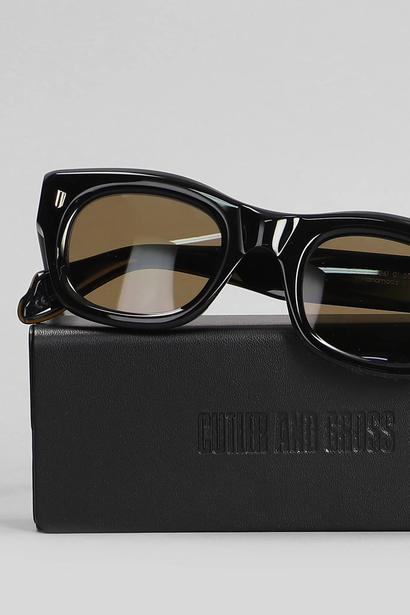 9261 Sunglasses in black acetate - Image 4