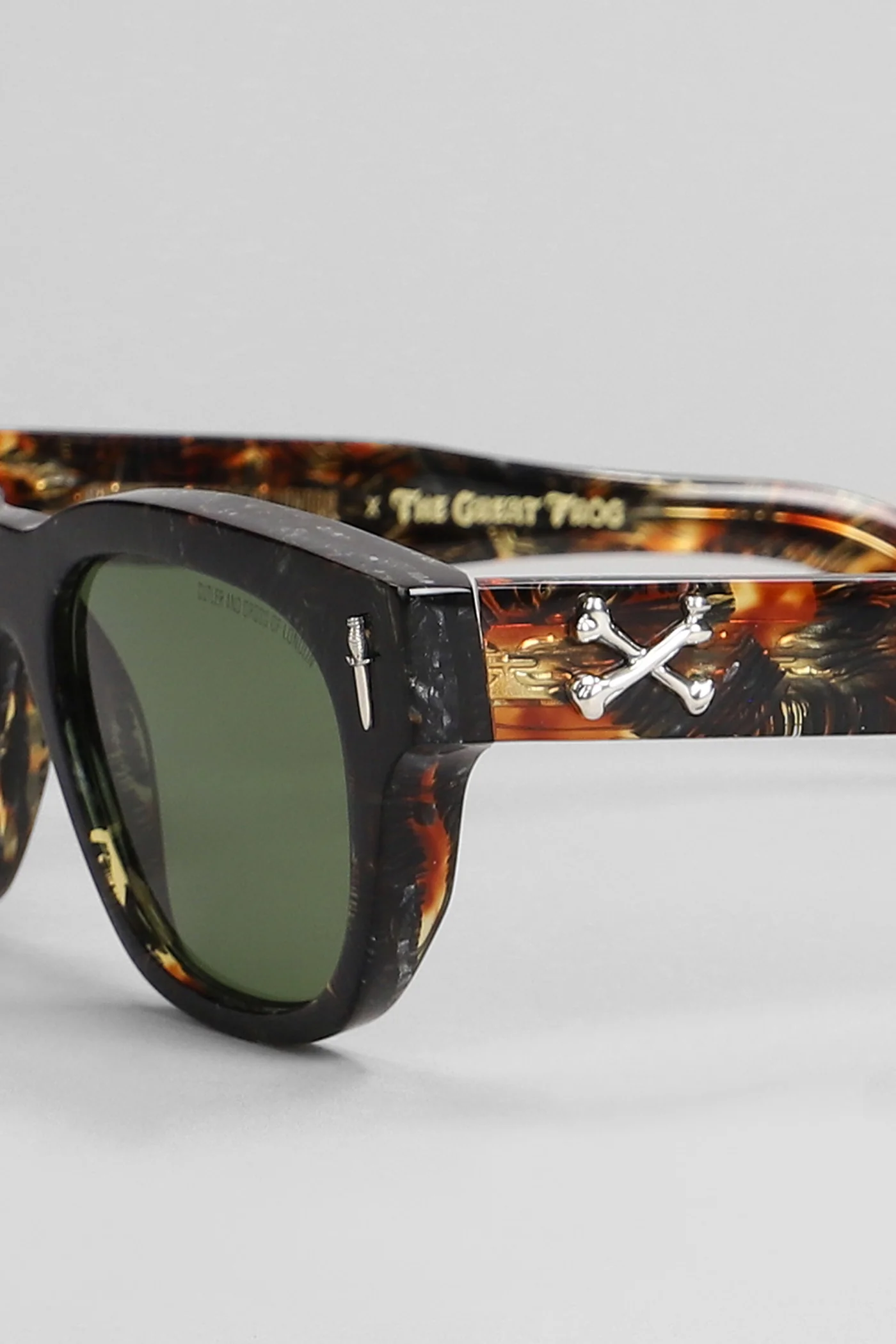 The great frog Sunglasses in black acetate - Image 4