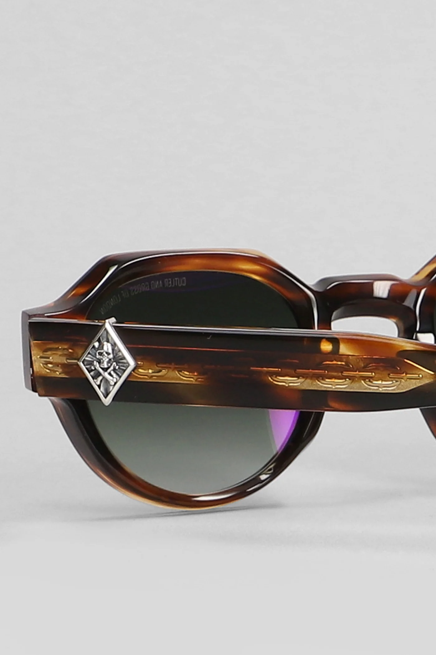 The great frog Sunglasses in brown acetate - Image 4