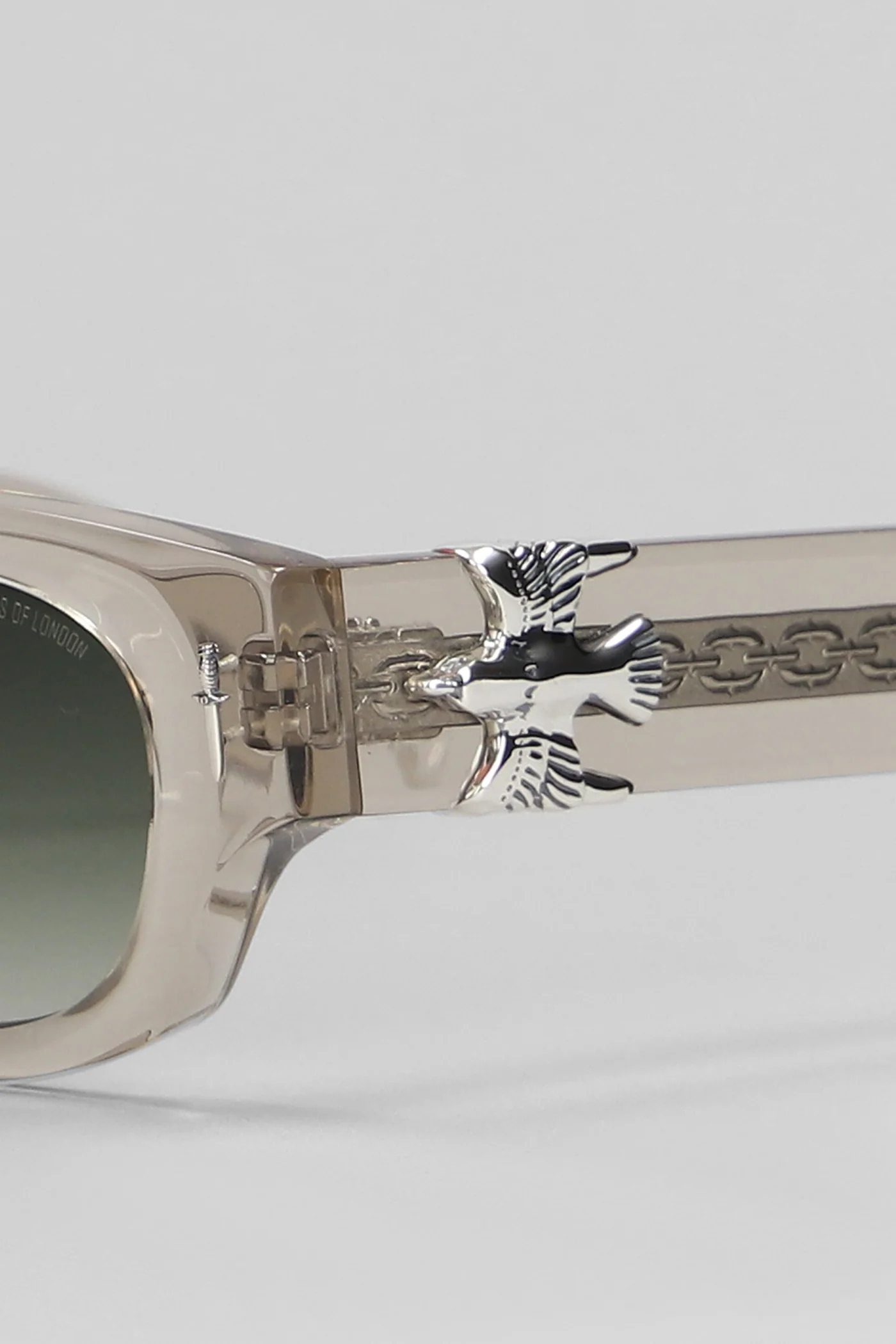 The great frog Sunglasses in transparent acetate - Image 4