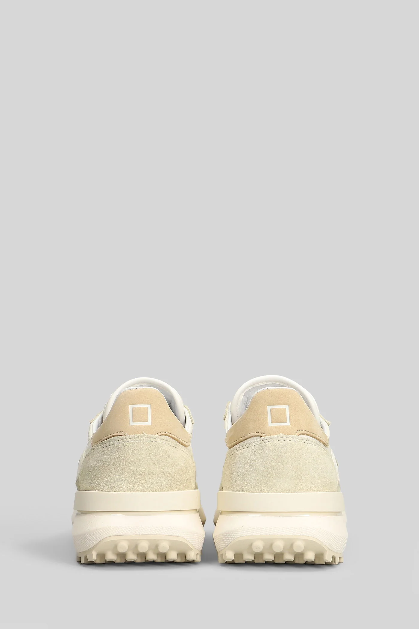 Athleta Nylon Sneakers in beige Suede and fabric - Image 4