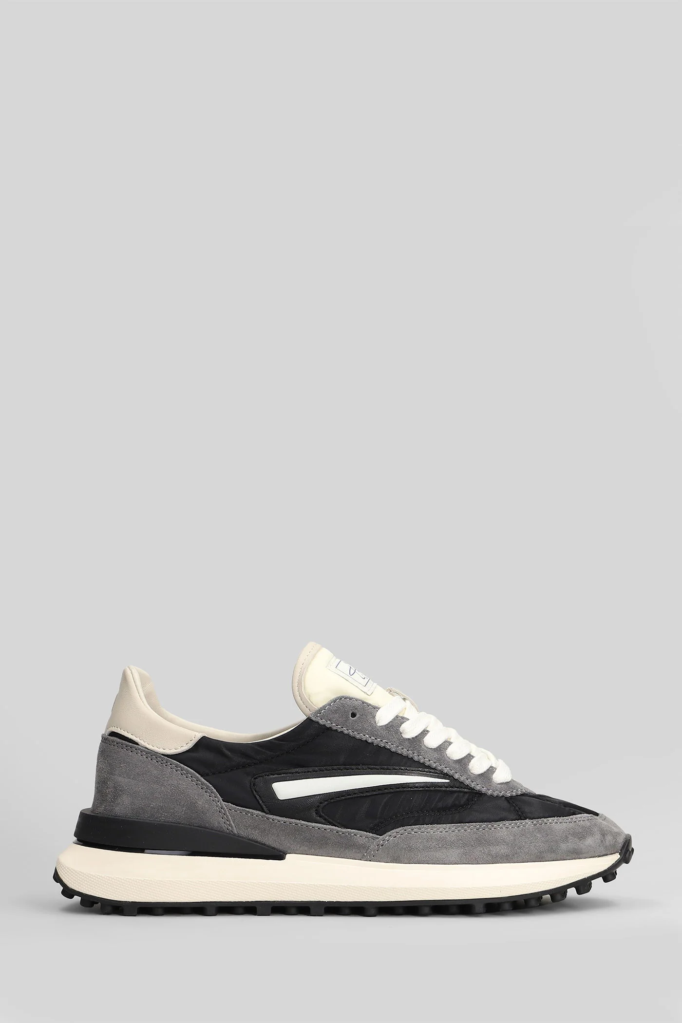 Athleta Sneakers in black Suede and fabric