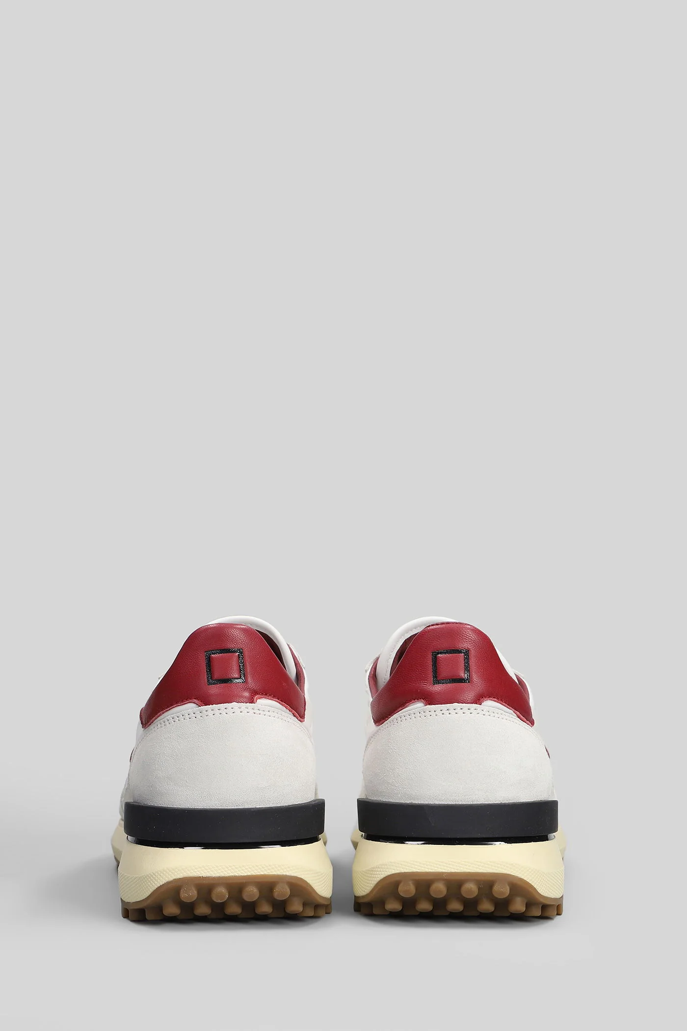 Athletica  Nylon Sneakers in white Suede and fabric - Image 4