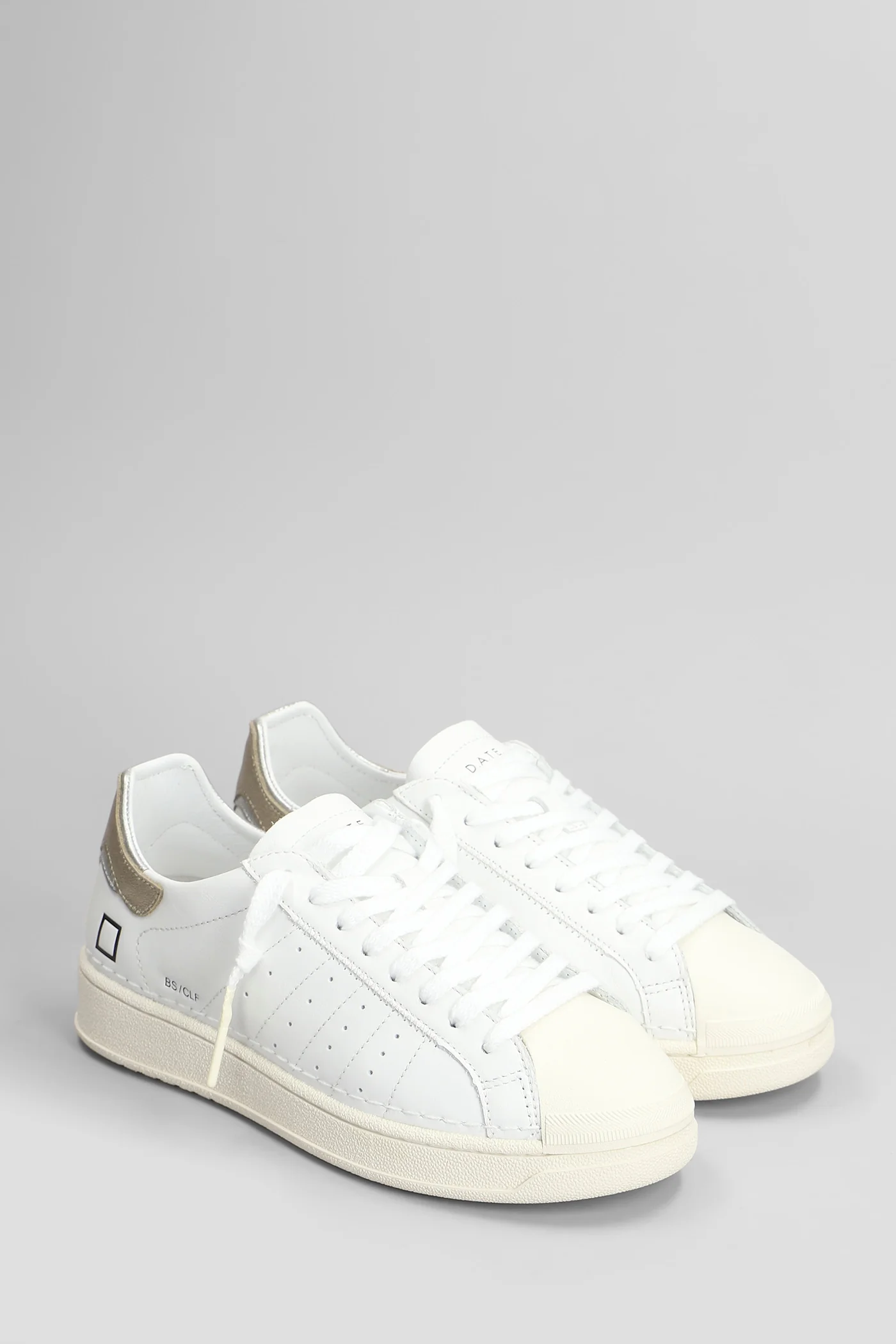 Base Sneakers in white leather - Image 2