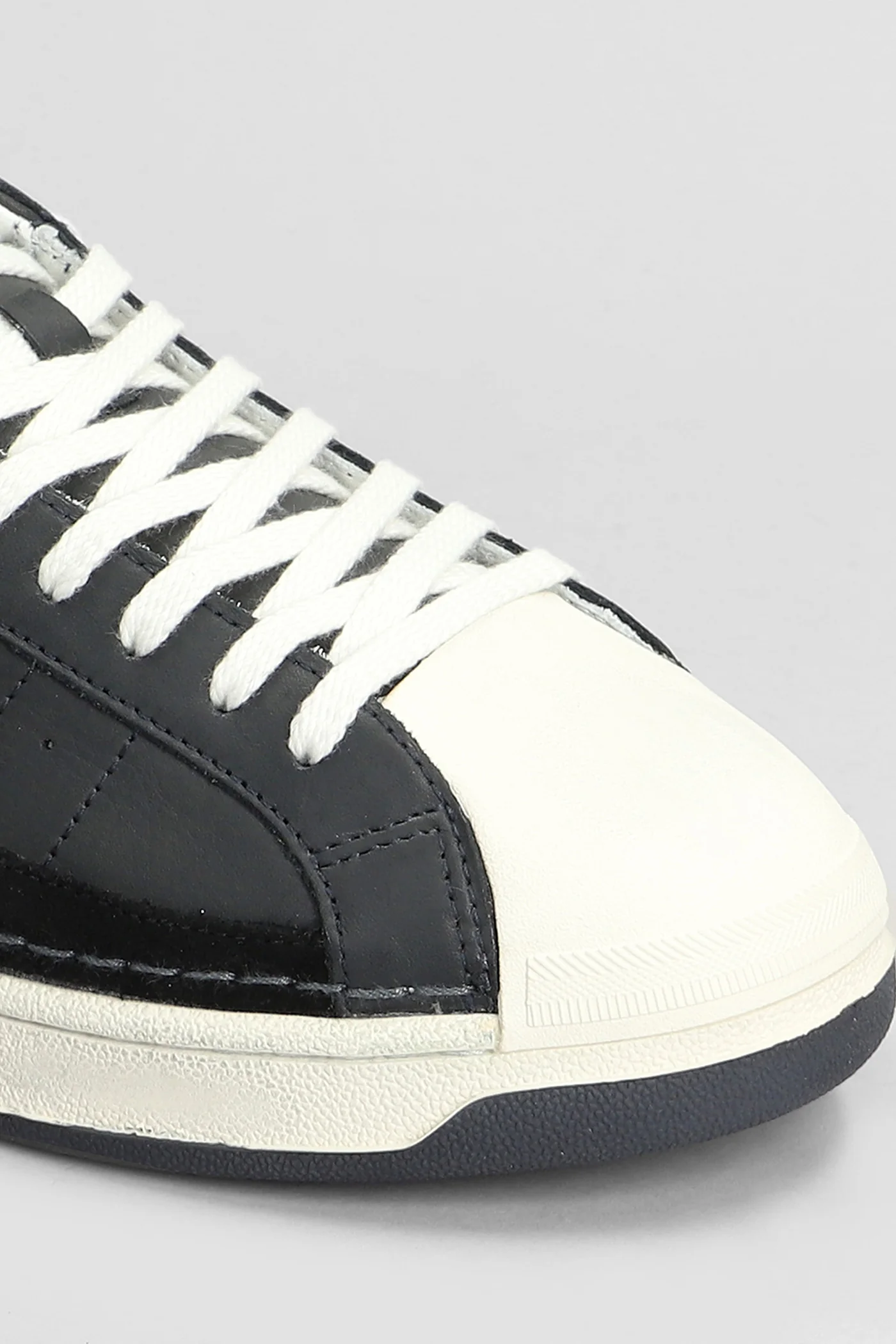 Base Used Sneakers in blue leather - Image 5