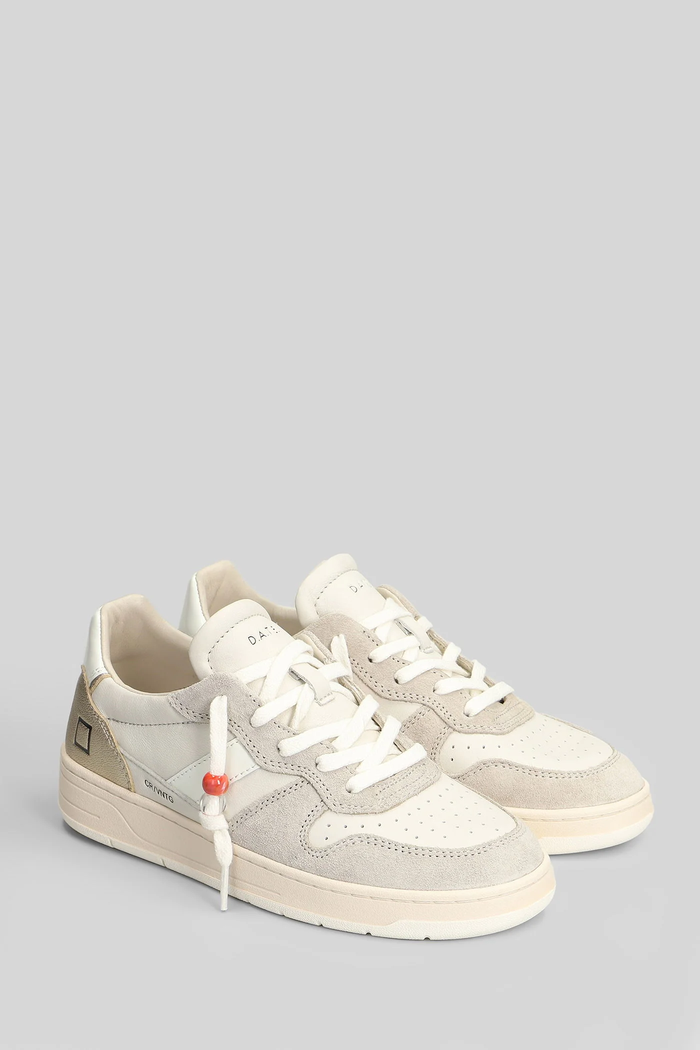 Court 2.0 Vintage Sneakers in beige suede and leather - Image 2