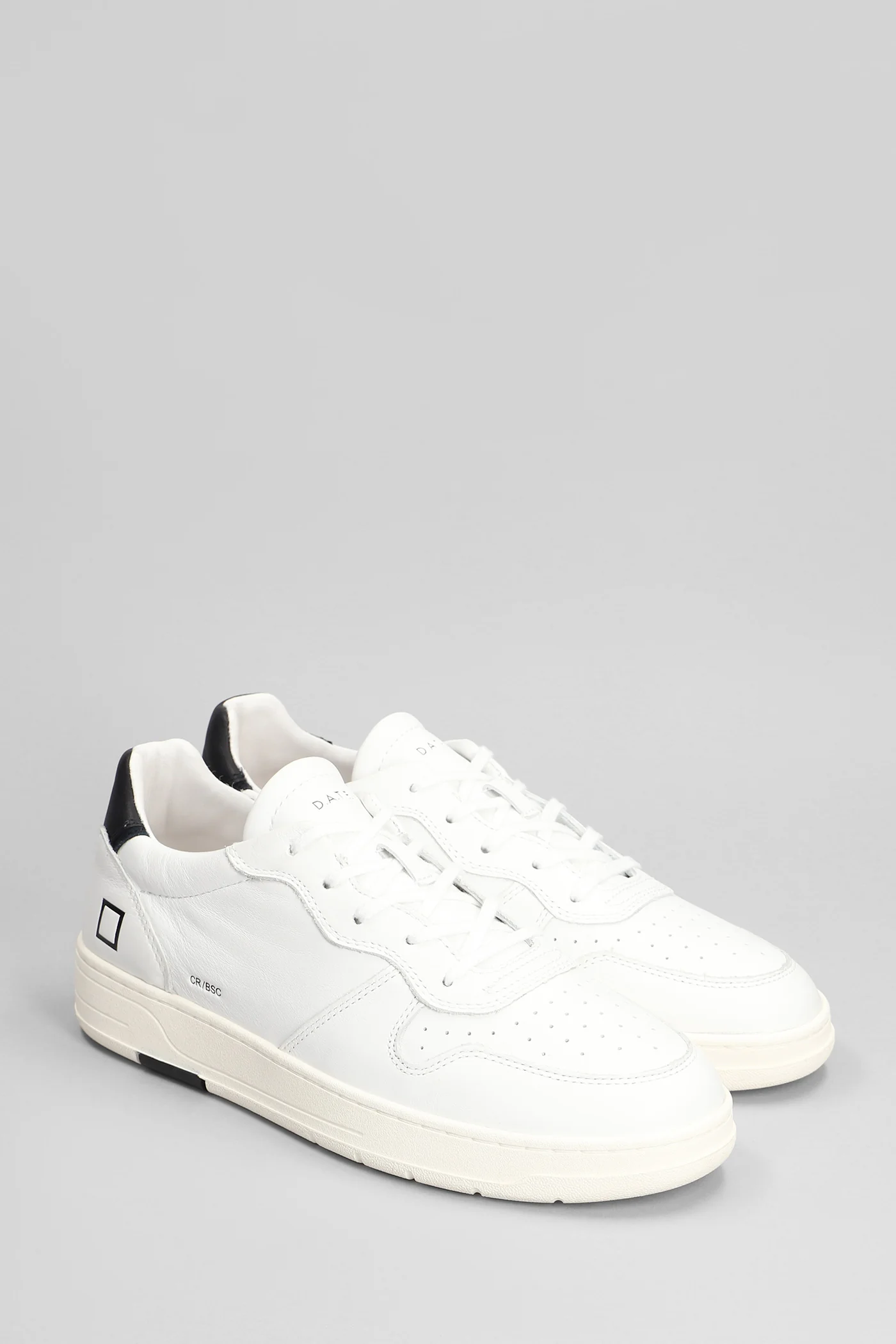 Court Basic Sneakers in white leather - Image 2