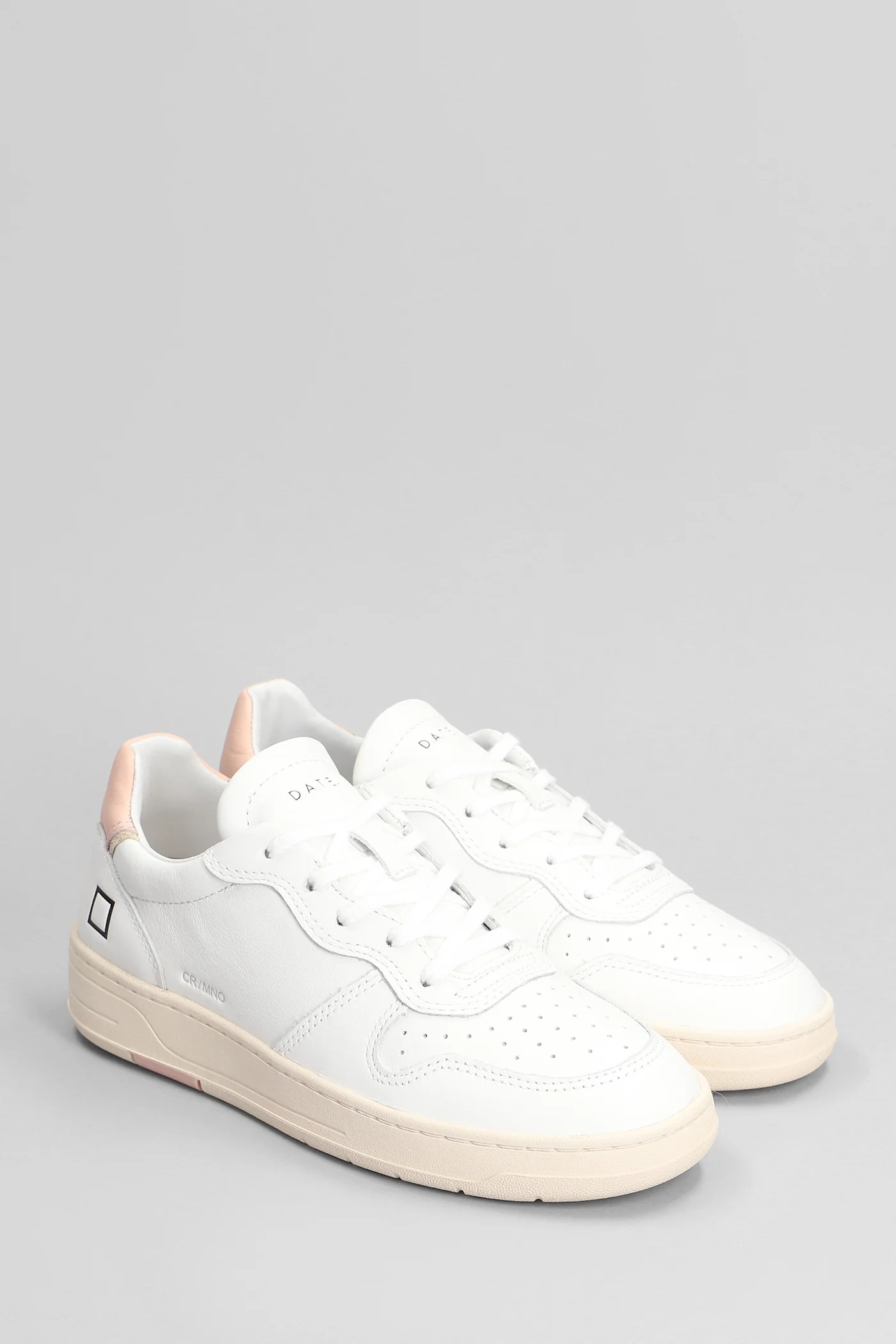 Court Mono Sneakers in white leather - Image 2