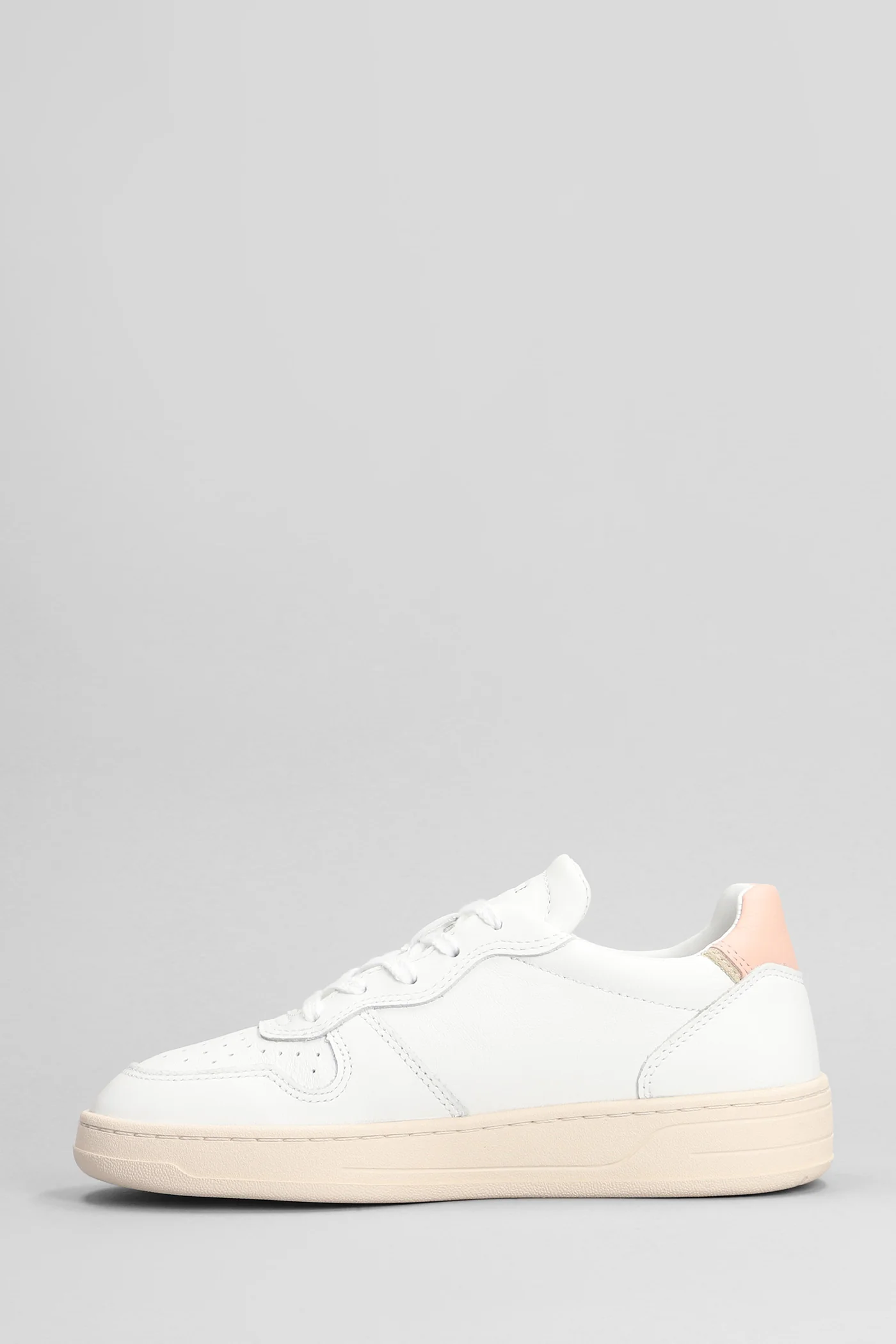 Court Mono Sneakers in white leather - Image 3