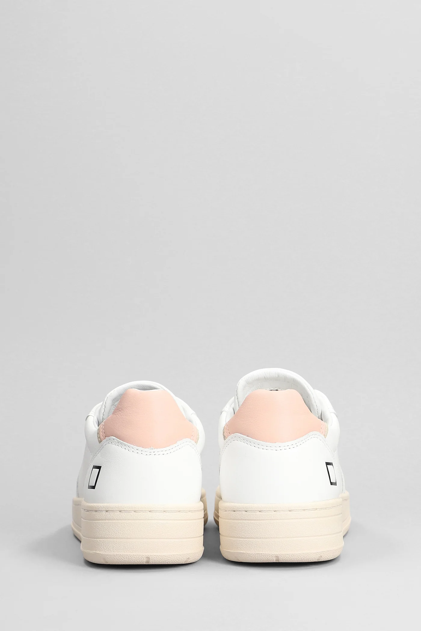Court Mono Sneakers in white leather - Image 4