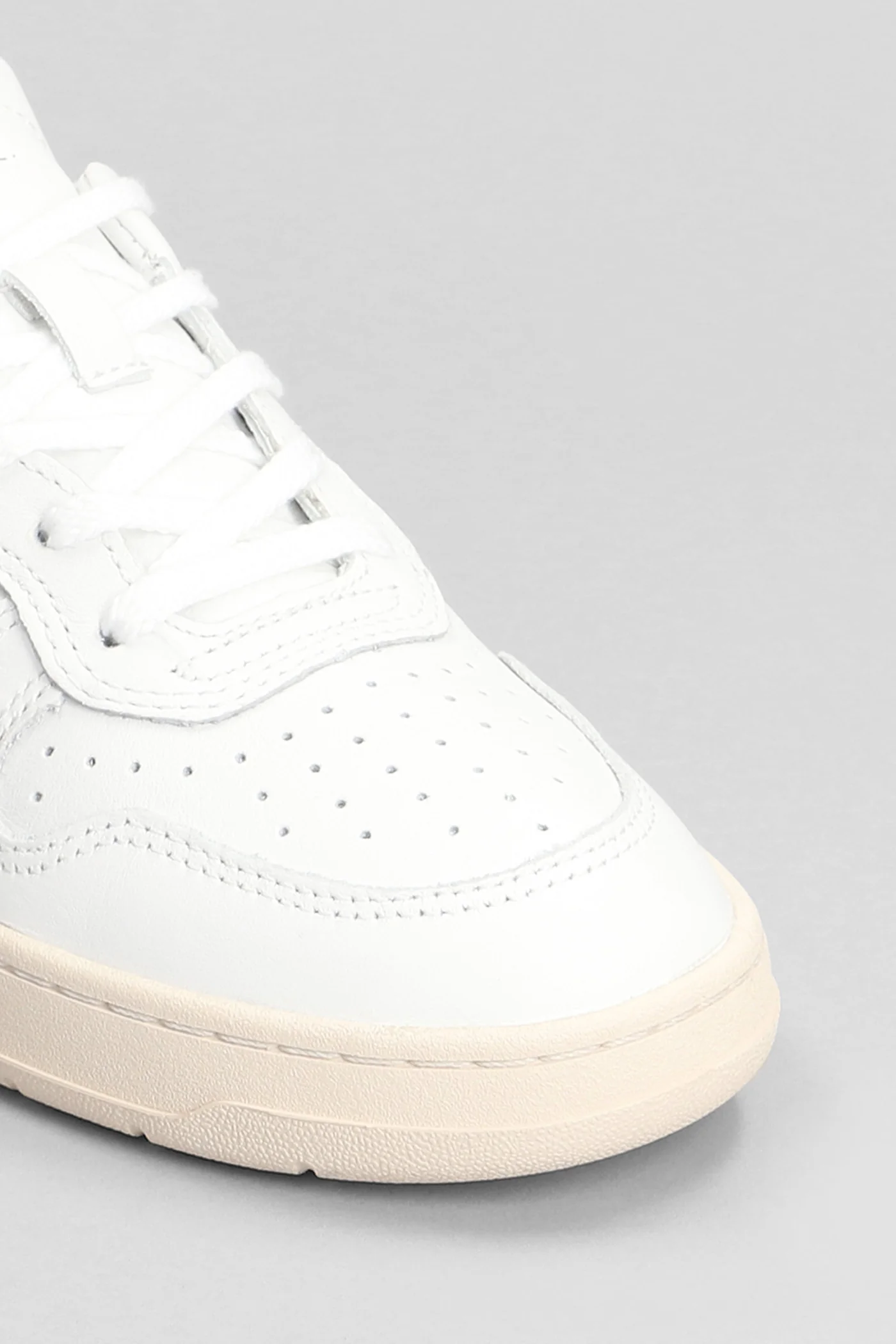 Court Mono Sneakers in white leather - Image 5