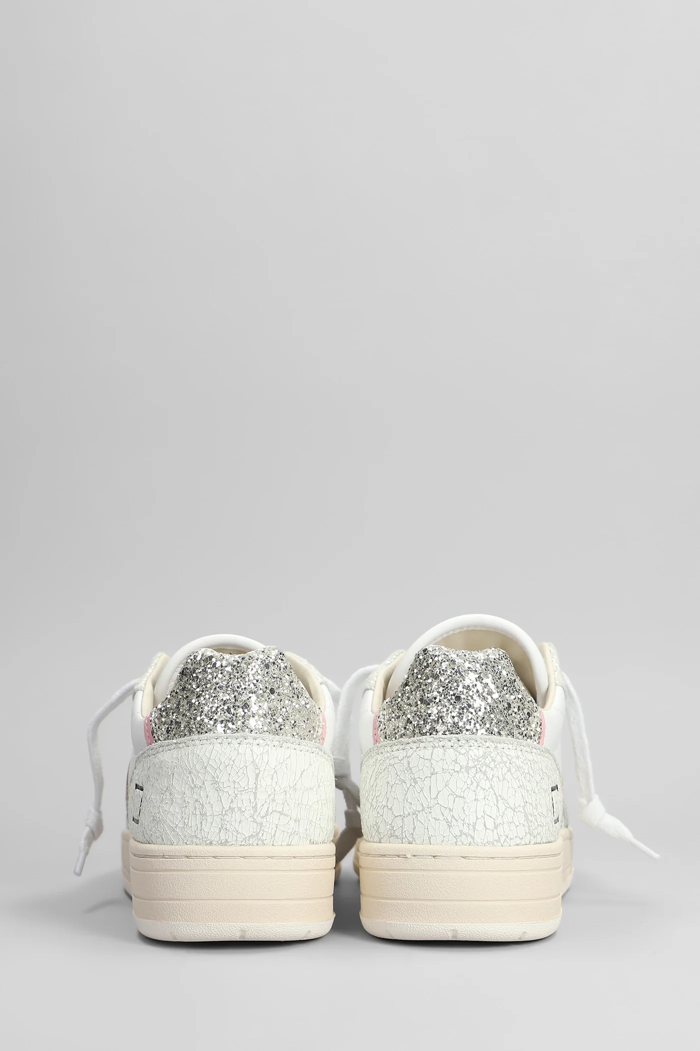 Court Shiny Sneakers in white leather - Image 4