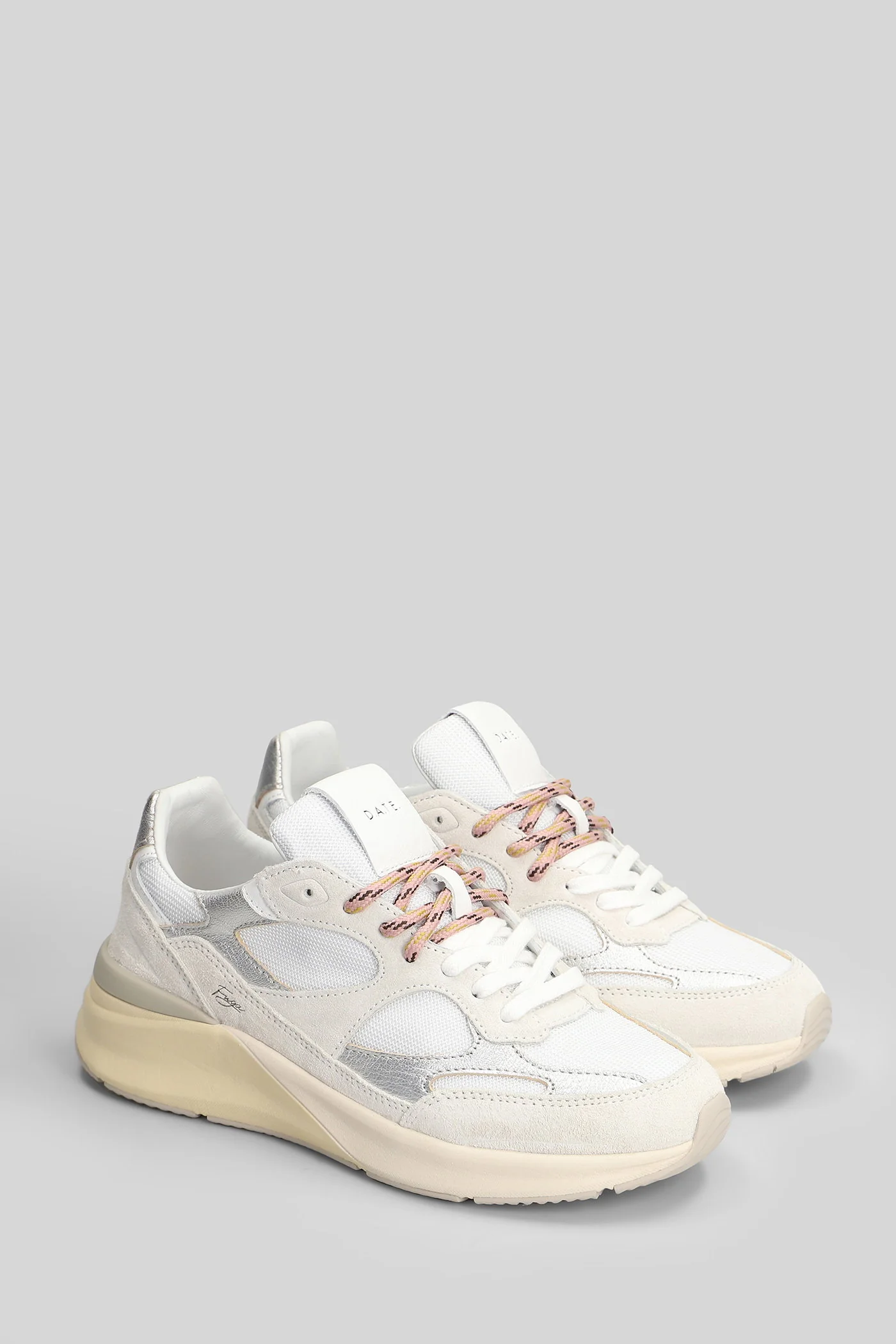 Fuga 20 Dragon Sneakers in white Suede and fabric - Image 2