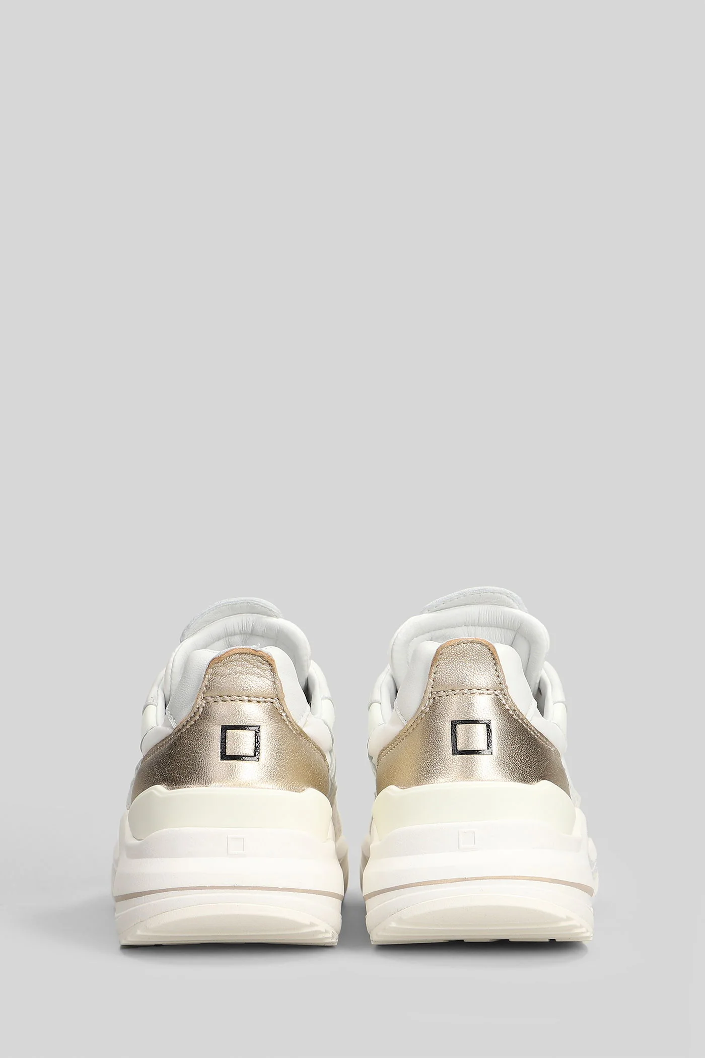 Fuga Colored Sneakers in white Suede and fabric - Image 4