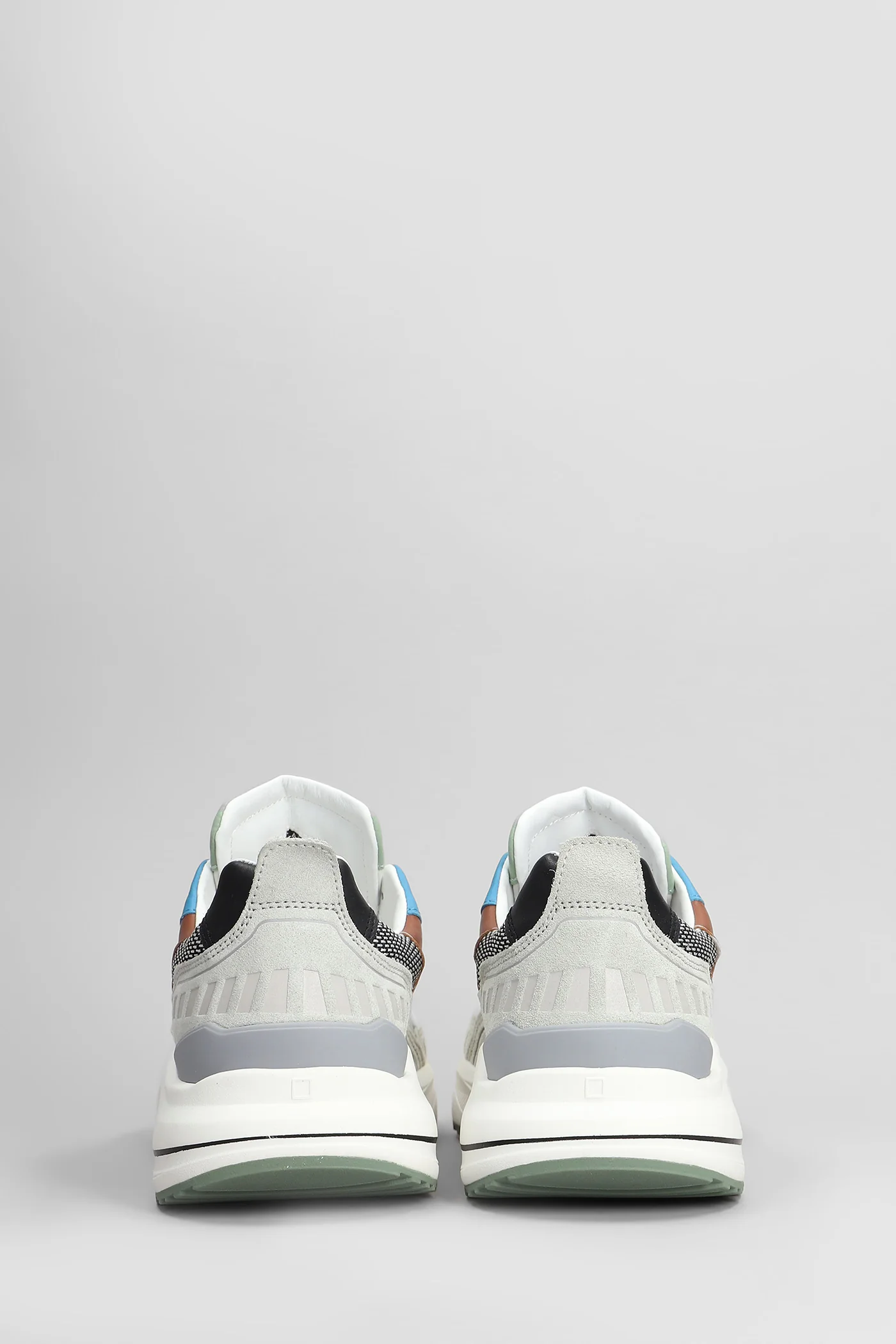 Fuga Hf Plus Sneakers in white suede and leather - Image 4
