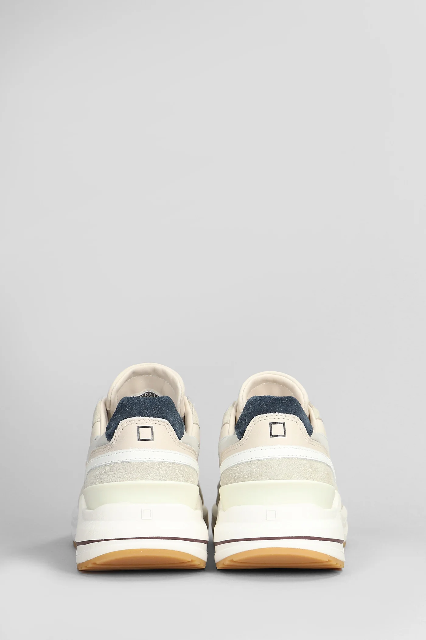 Fuga Sneakers in beige Suede and fabric - Image 4