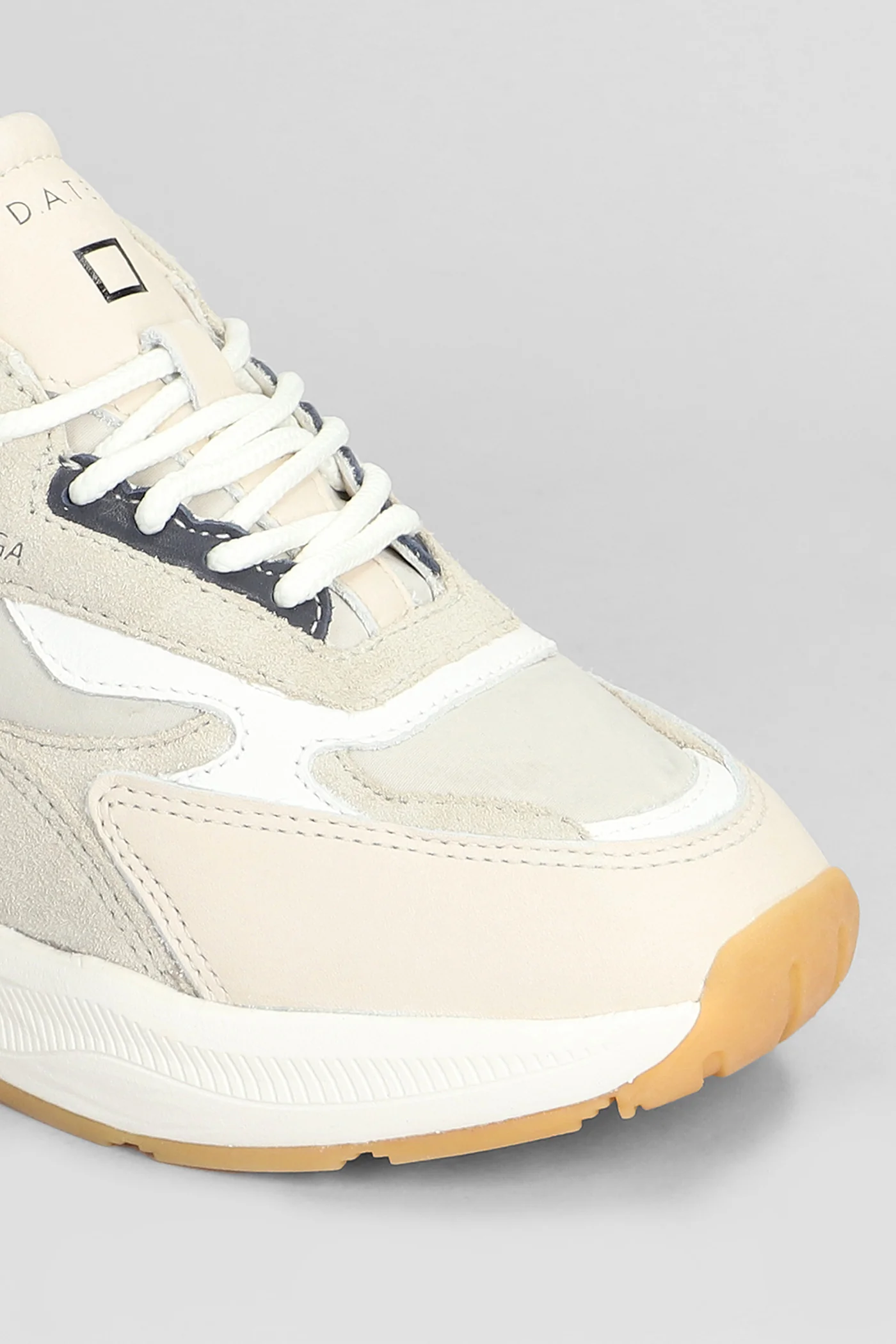 Fuga Sneakers in beige Suede and fabric - Image 5