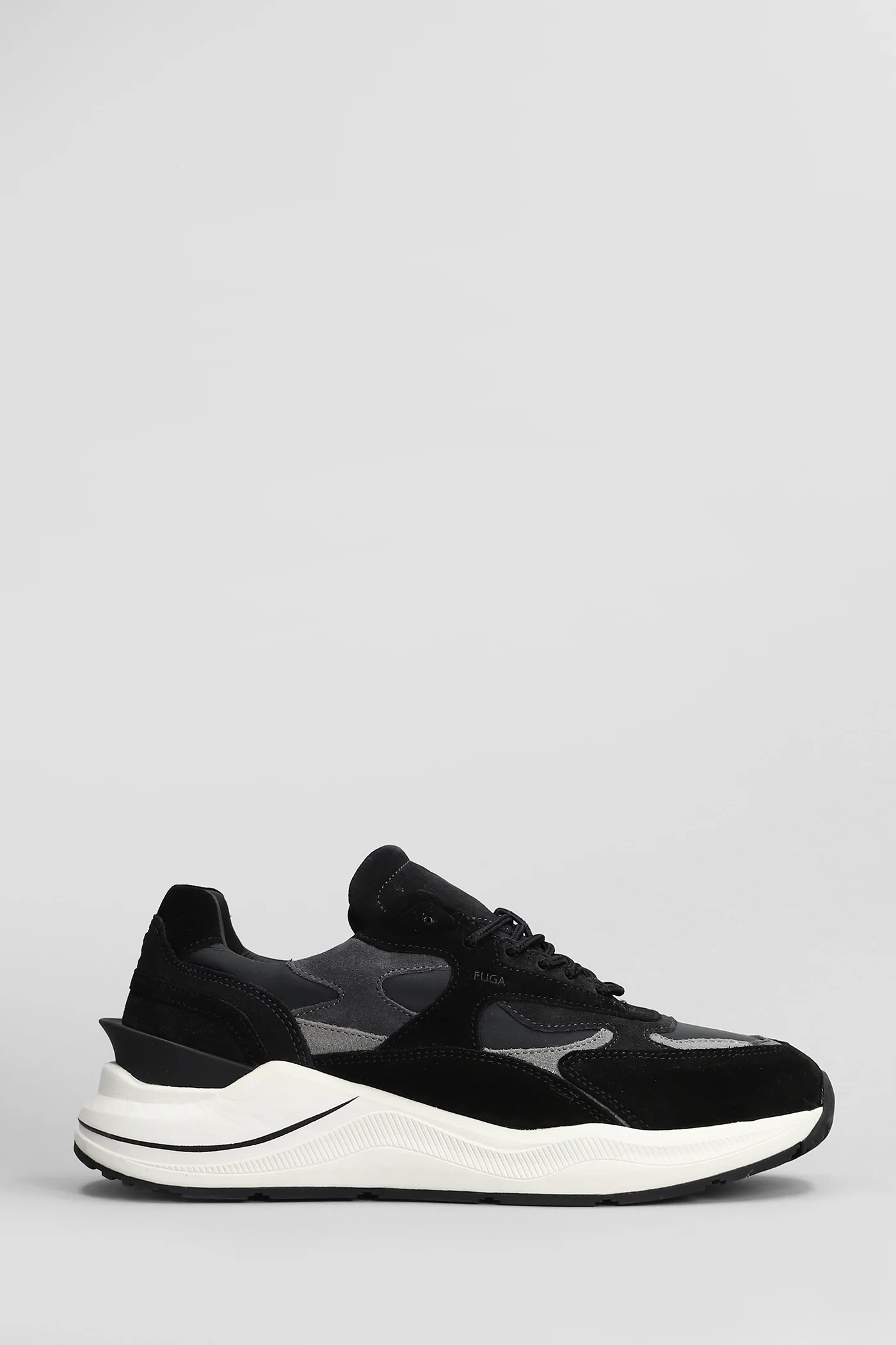 Fuga Sneakers in black Suede and fabric