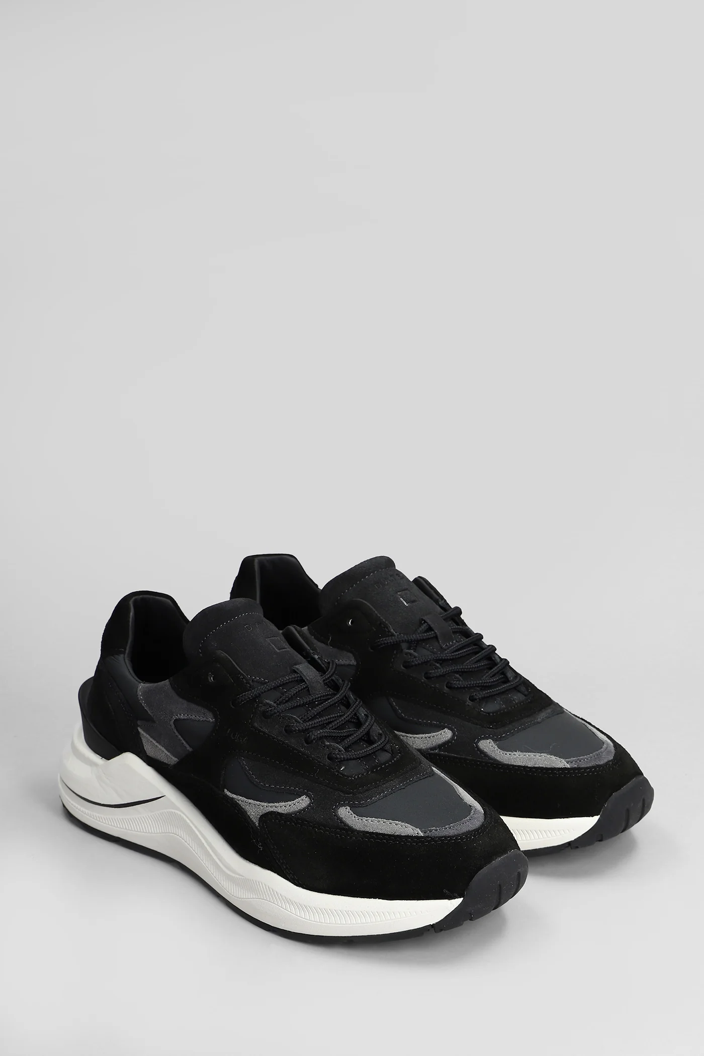 Fuga Sneakers in black Suede and fabric - Image 2