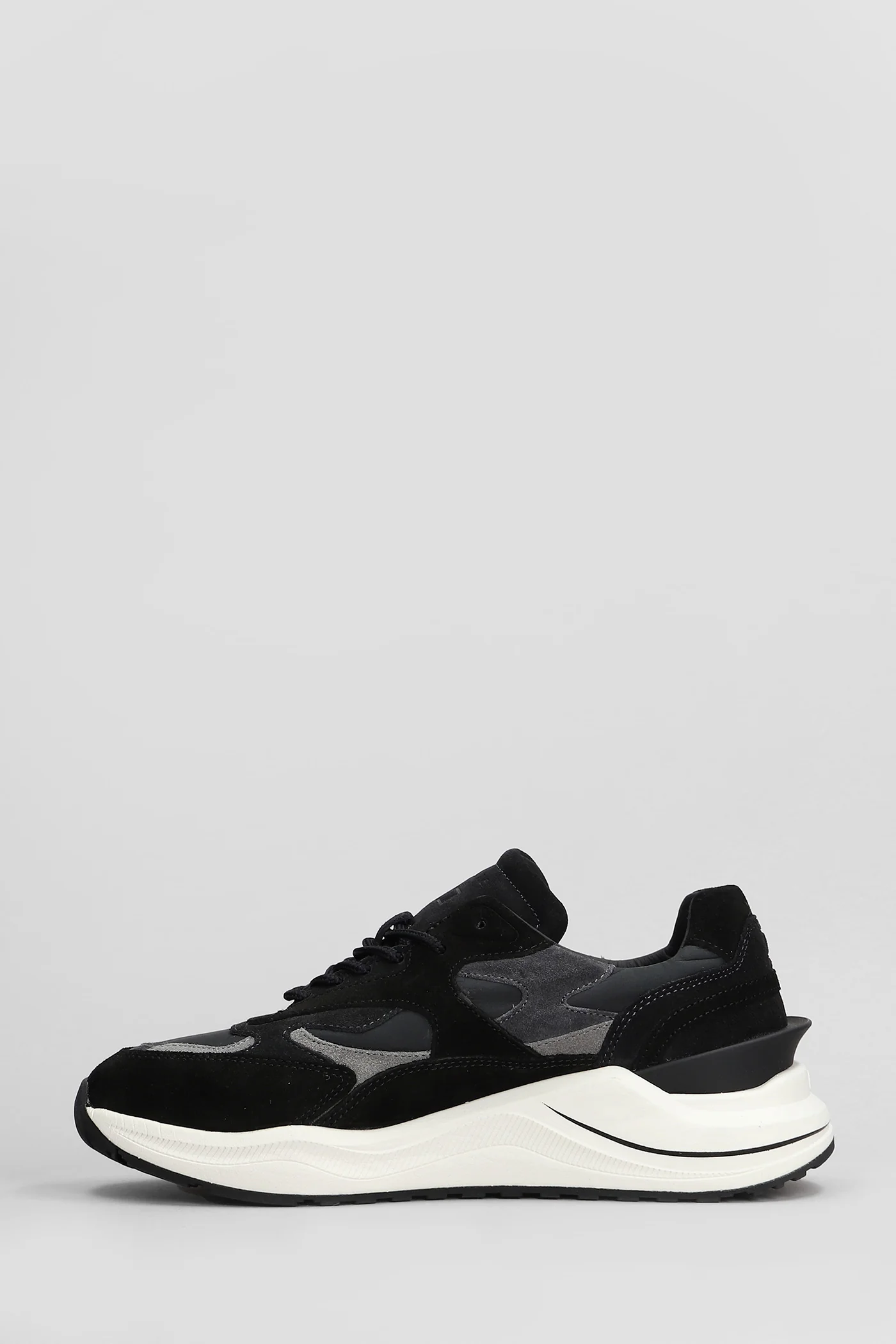 Fuga Sneakers in black Suede and fabric - Image 3