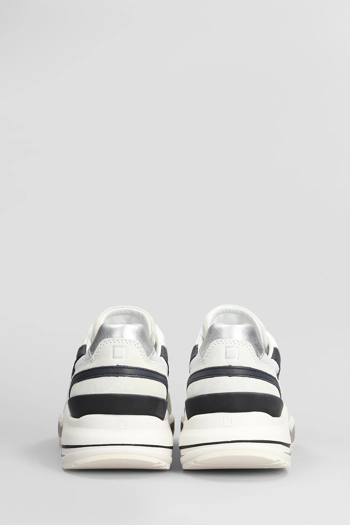 Fuga Sneakers in white Suede and fabric - Image 4