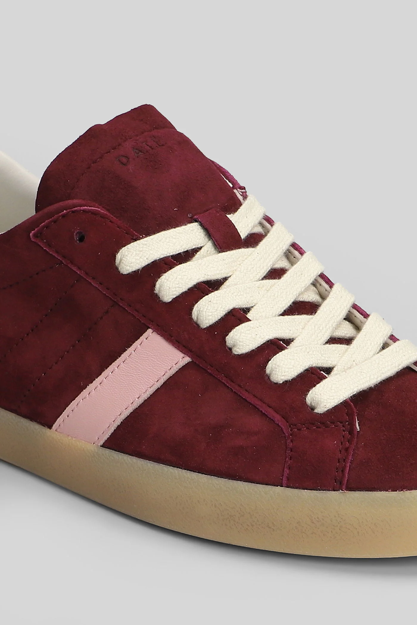 Hill Low Block Sneakers in bordeaux suede - Image 5