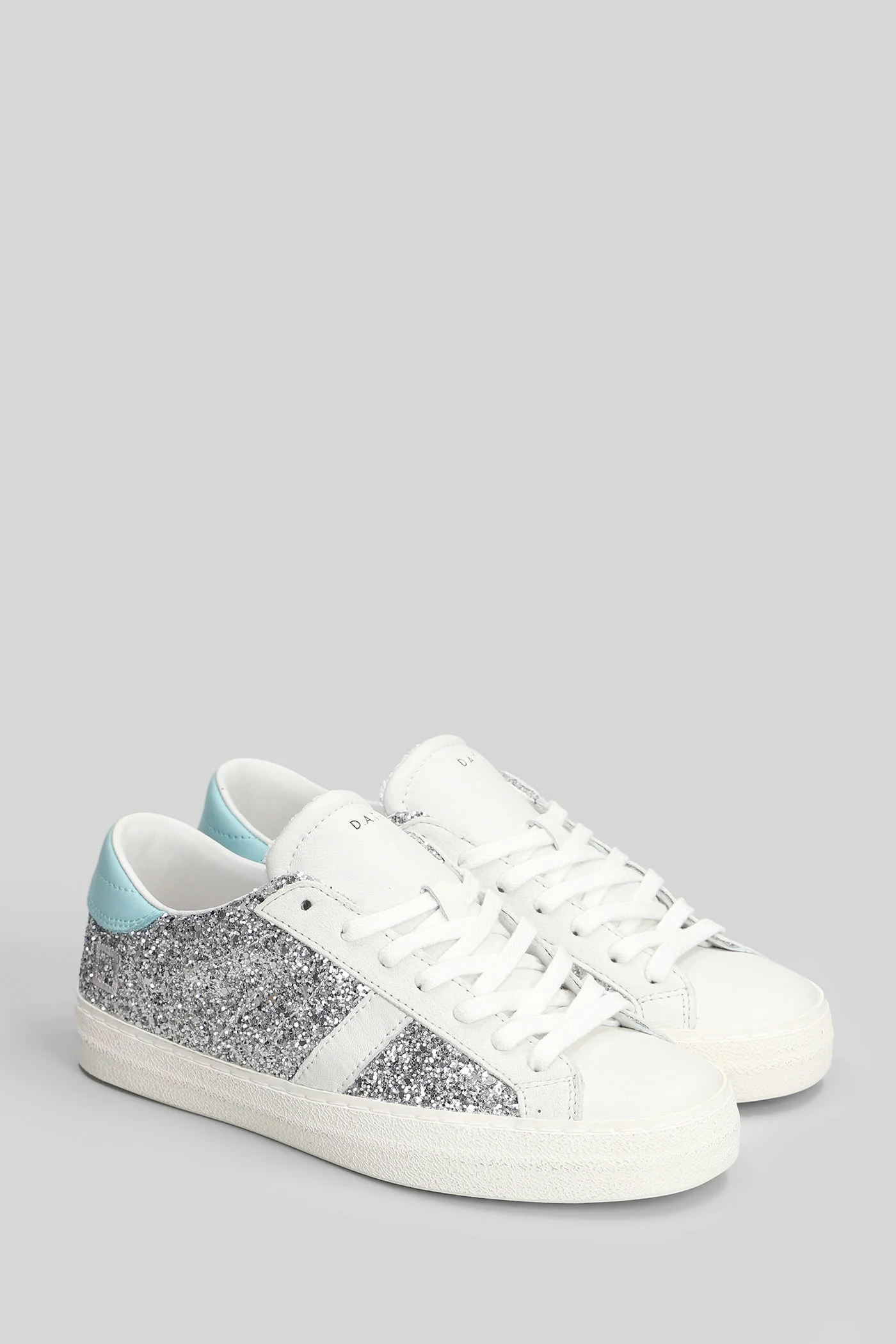 Hill Low Glitter Sneakers in silver glitter - Image 2
