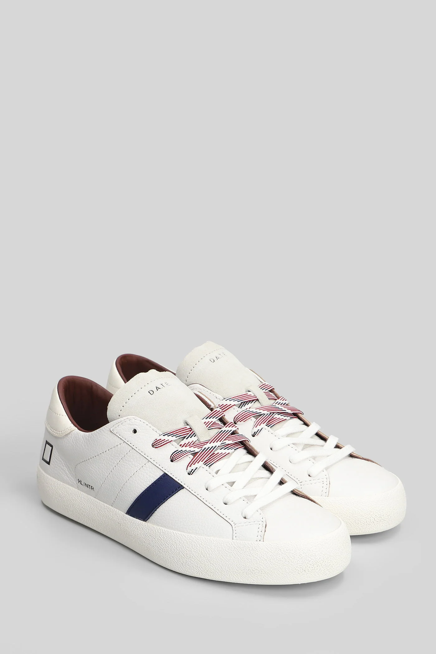 Hill Low Natural Sneakers in white suede and leather - Image 2