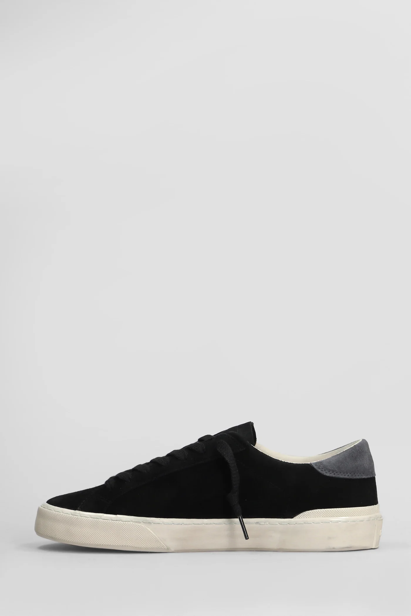 Hill Low Sneakers in black suede - Image 3