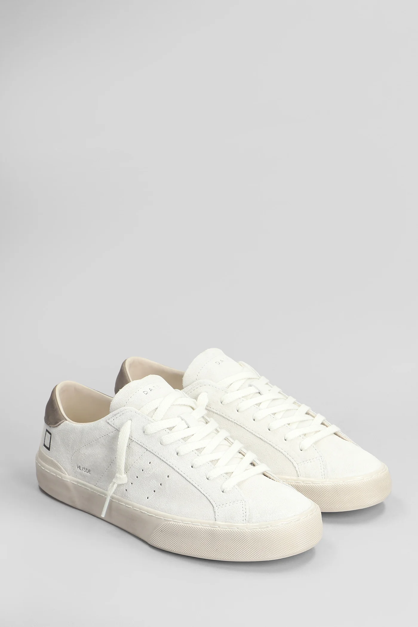 Hill Low Sneakers in white suede - Image 2