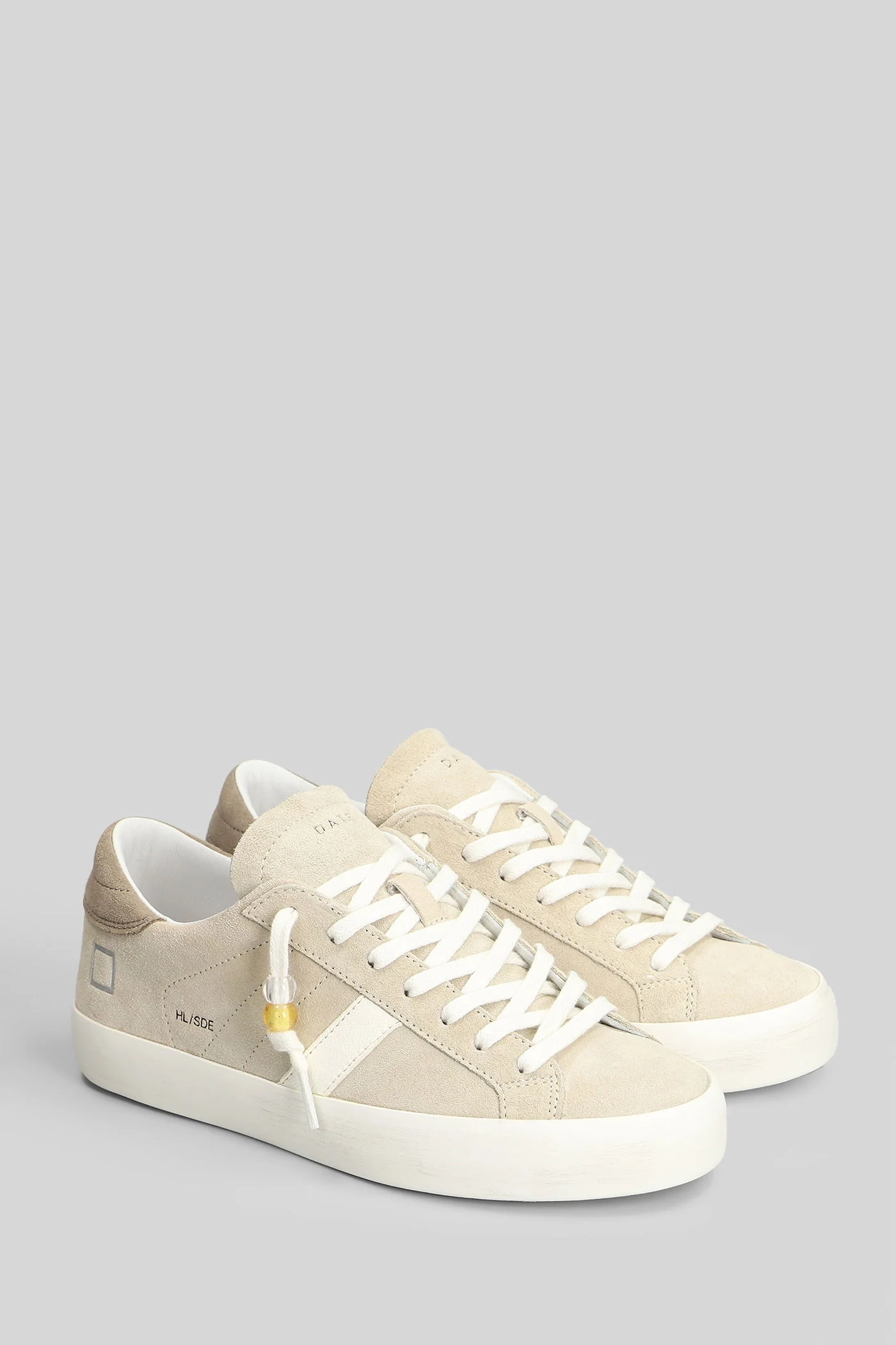 Hill Low Suede Sneakers in beige suede - Image 2