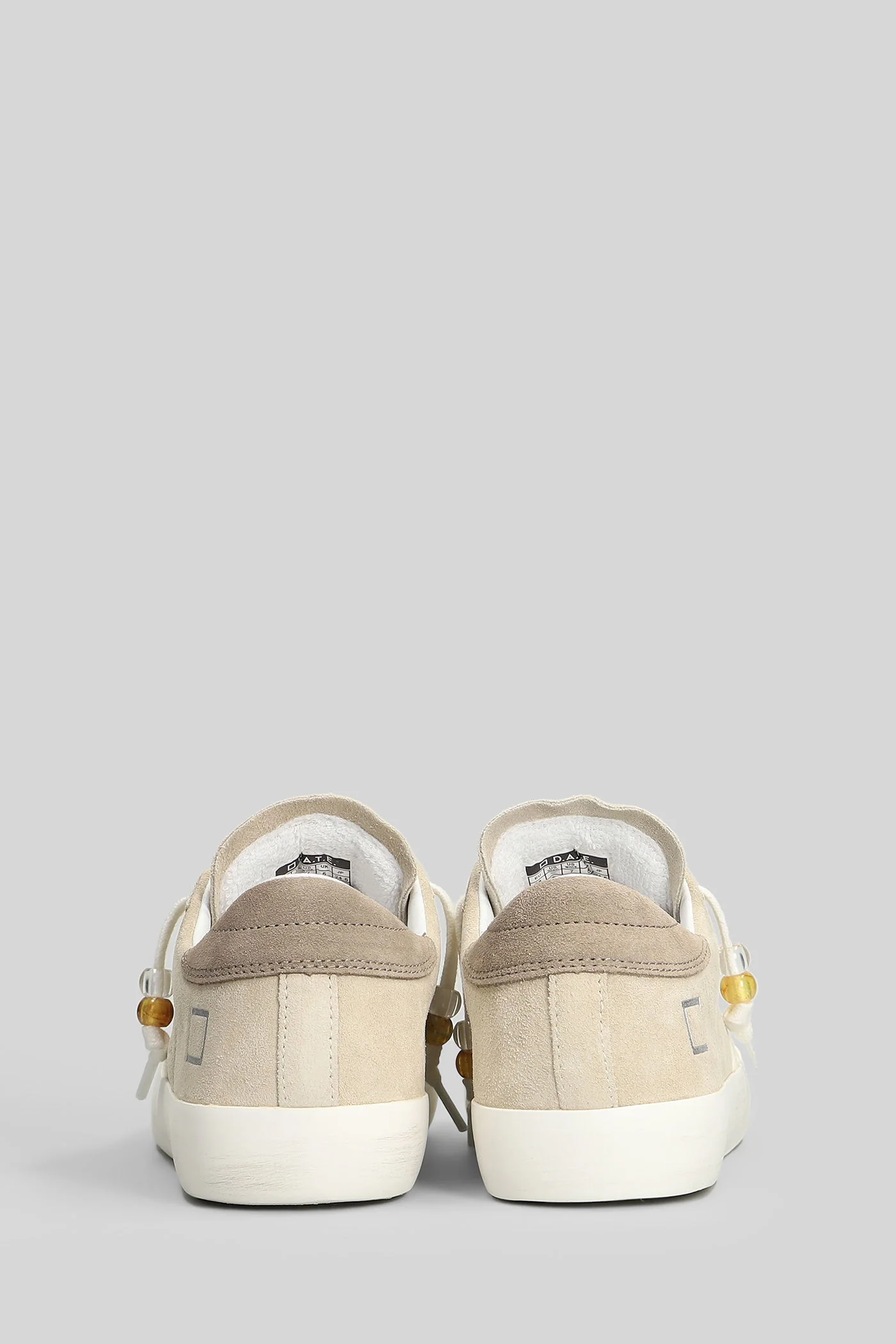 Hill Low Suede Sneakers in beige suede - Image 4