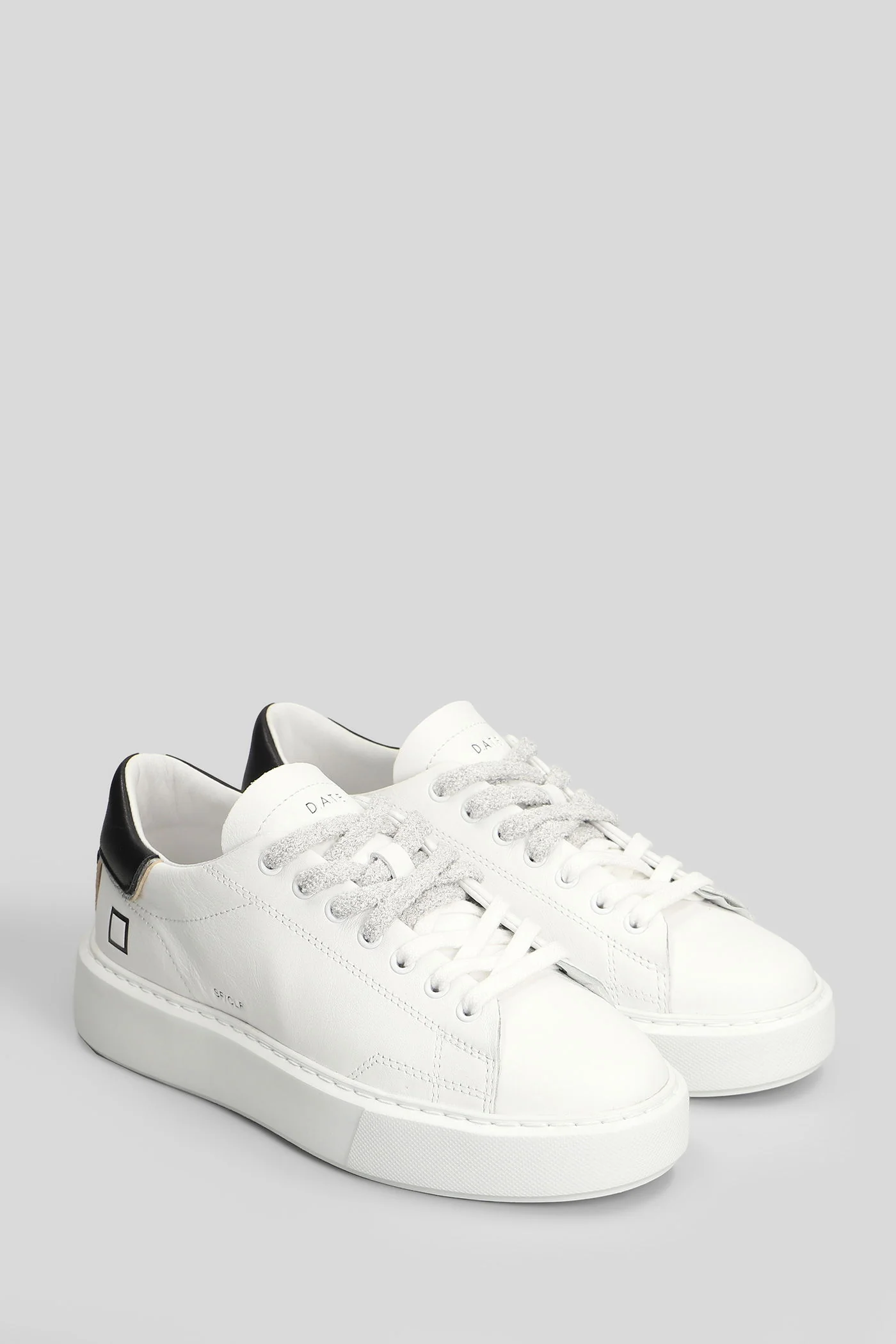 Sfera Calf Sneakers in white leather - Image 2