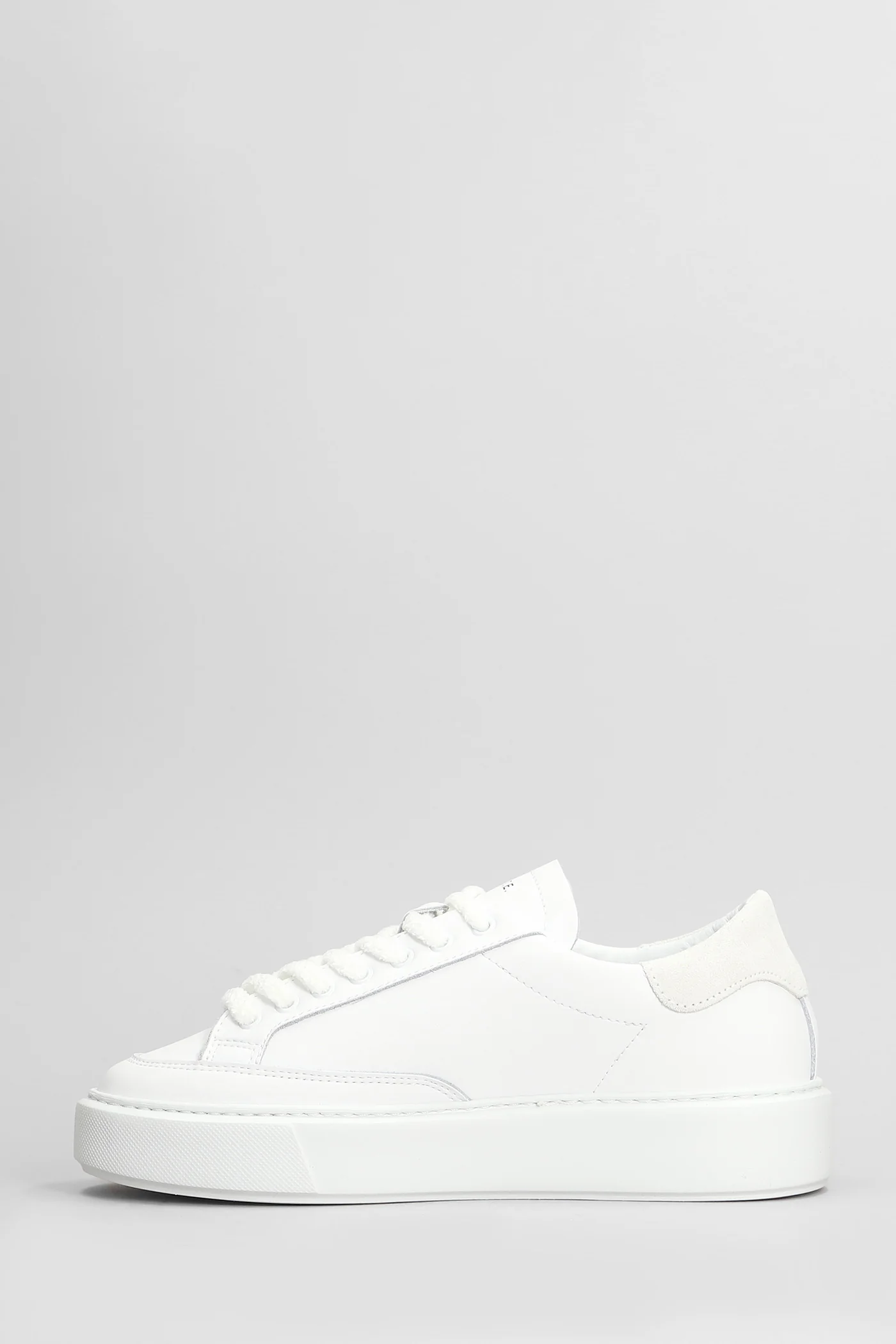 Sfera Stripe Sneakers in white leather - Image 3