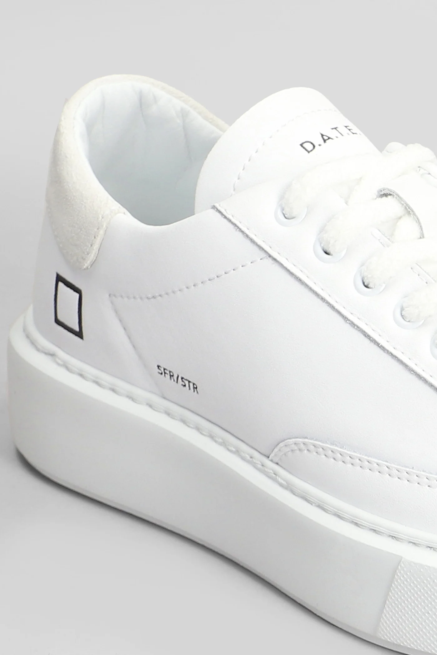Sfera Stripe Sneakers in white leather - Image 5