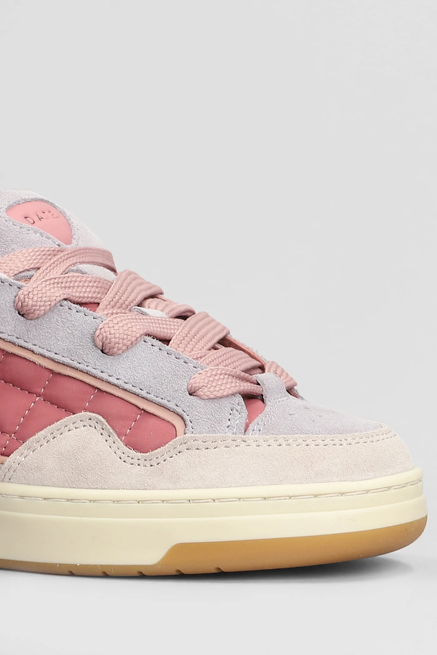 Skate Sneakers in rose-pink Suede and fabric - Image 5