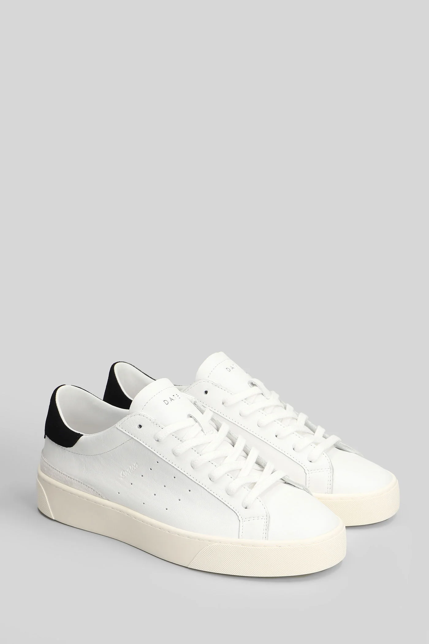 Sonica Calf Sneakers in white leather - Image 2